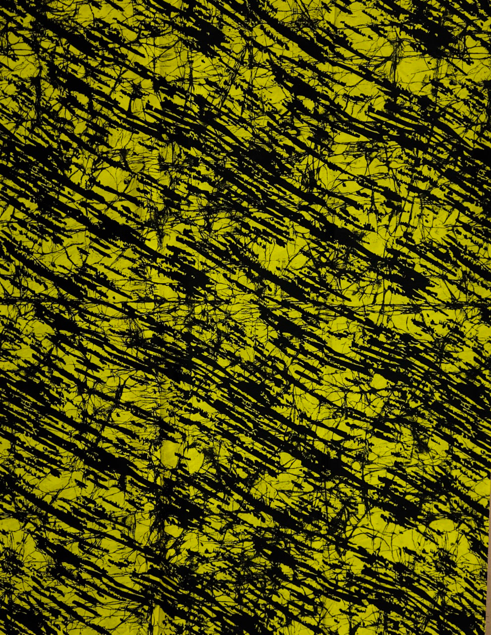 African Print Fabric, Ankara - Yellow Fabric