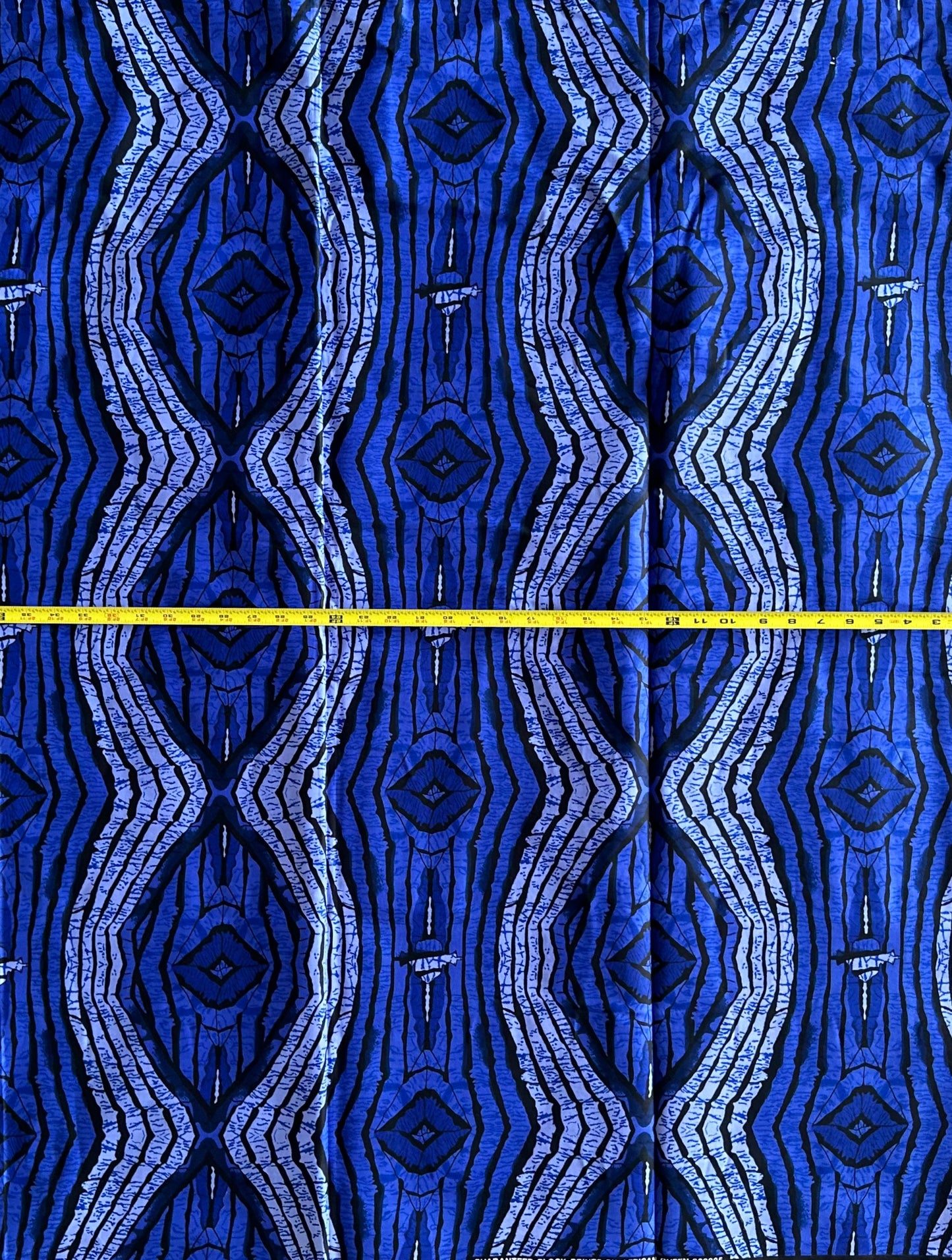 African Print Fabric, Ankara - Blue Fabric