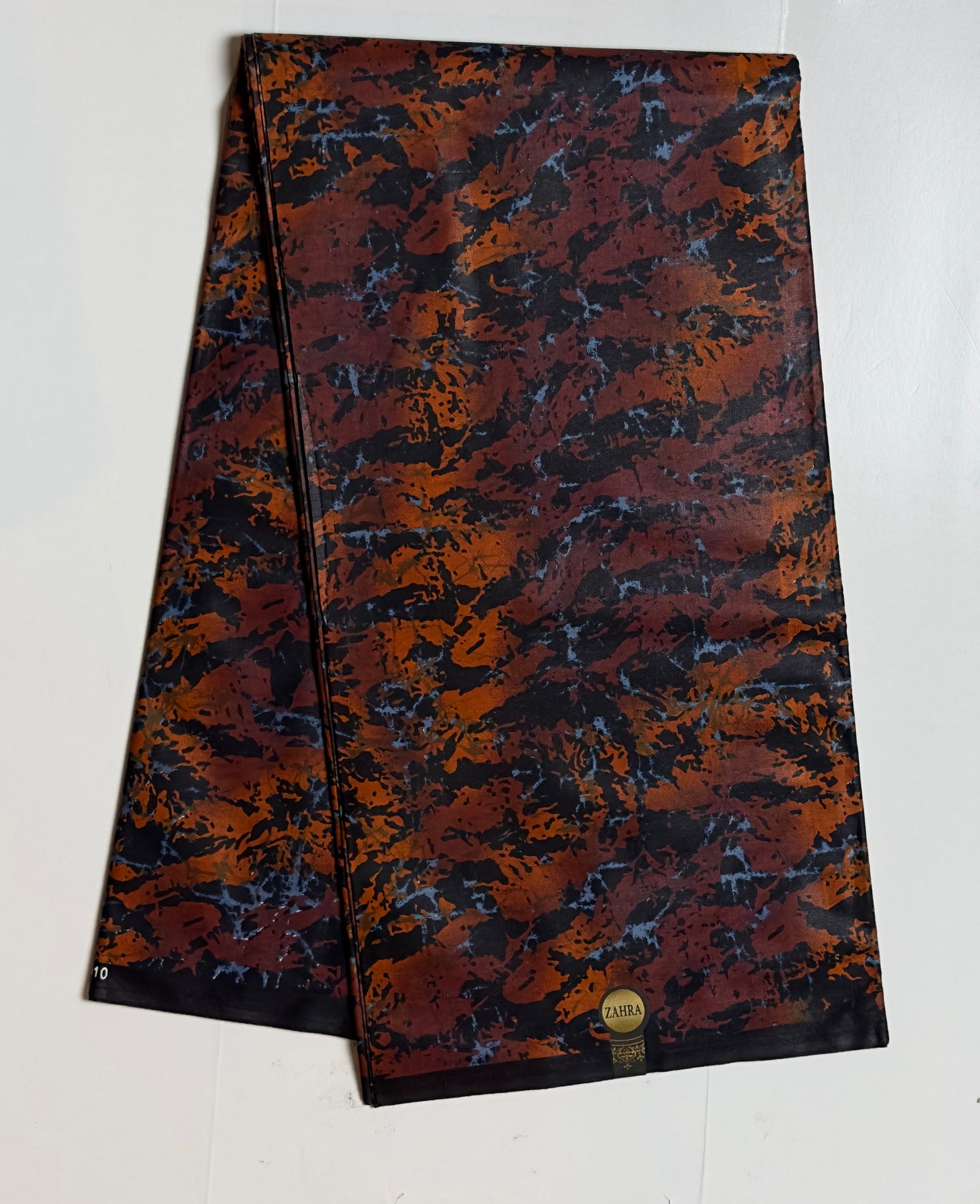 African Print Fabric, Ankara - Brown Fabric