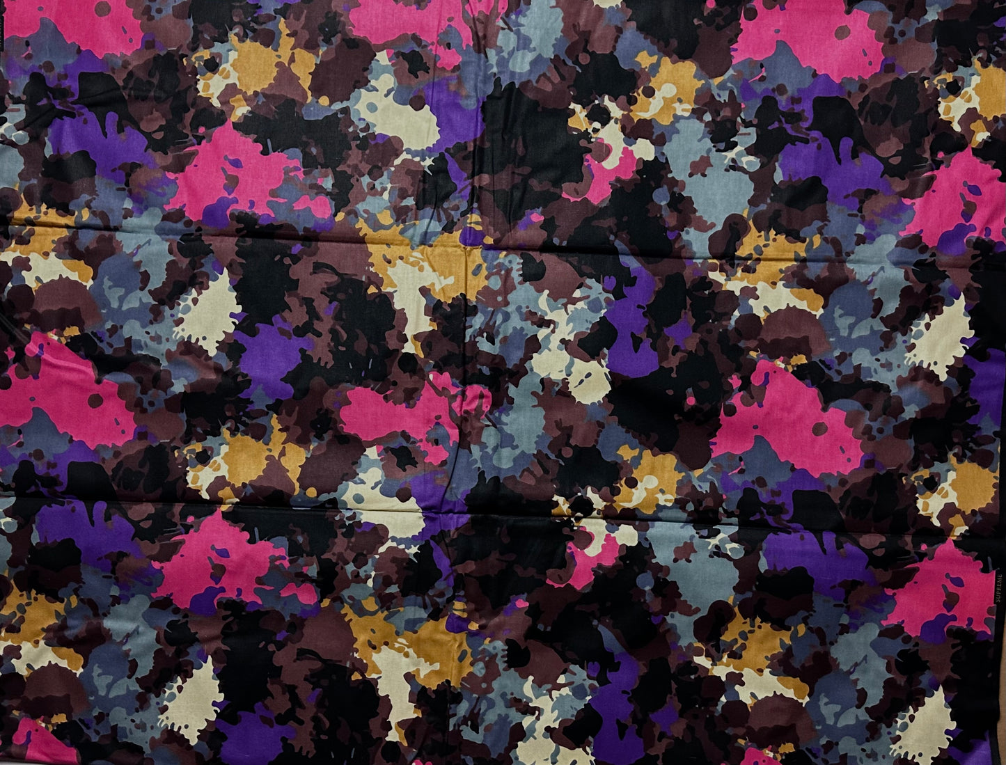 African Print Fabric, Ankara - Purple, Pink, Marigold Fabric