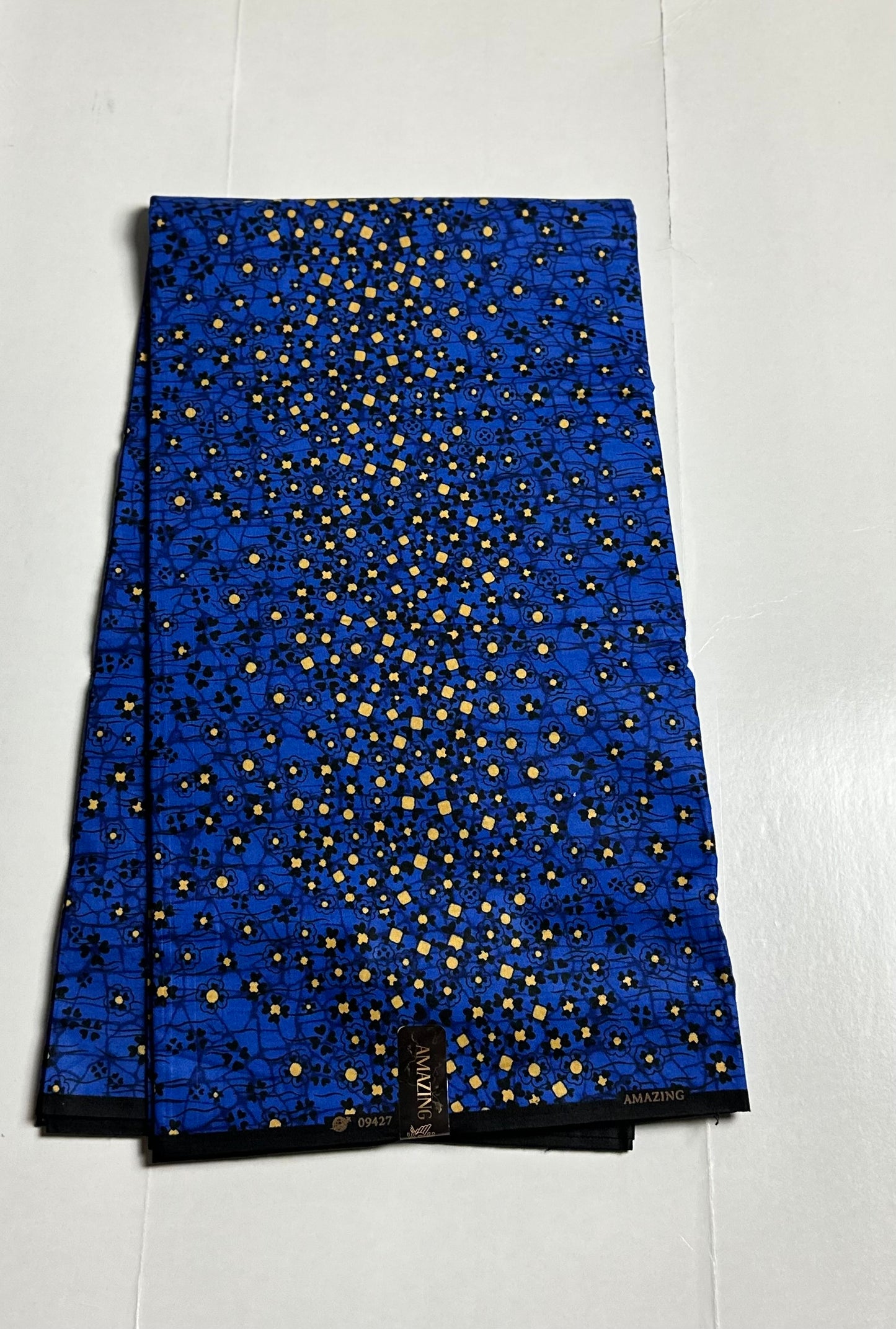 African Print Fabric, Ankara - Blue Fabric
