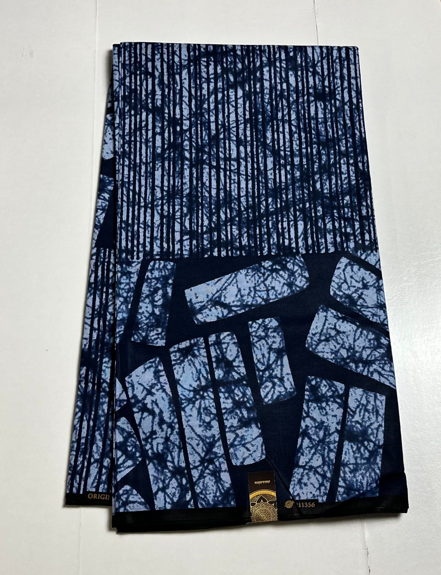 African Print Fabric, Ankara - Blue Fabric