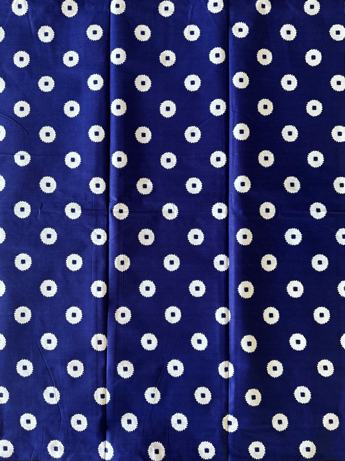 African Print Fabric, Ankara - Blue Fabric