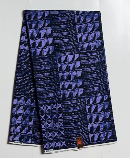 African Print Fabric - Purple Ankara Fabric