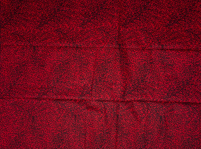 African Print Fabric, Ankara - Red Fabric