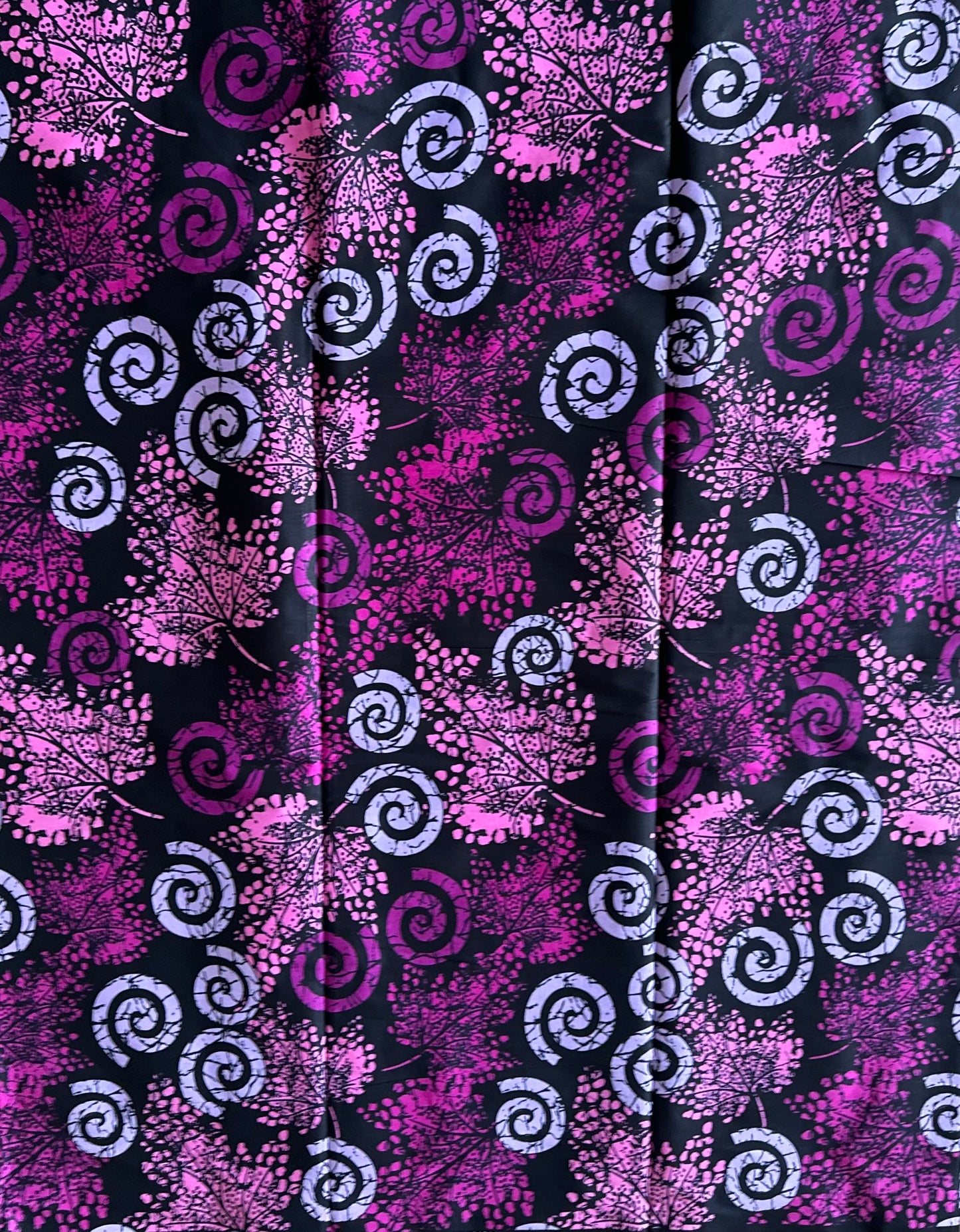 African Print Fabric, Ankara - Purple Fabric