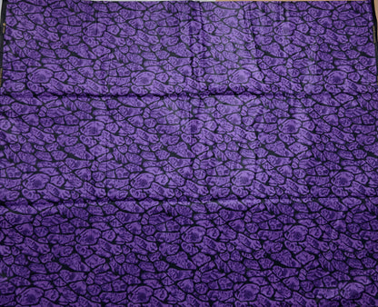 African Print Fabric, Ankara - Purple Fabric