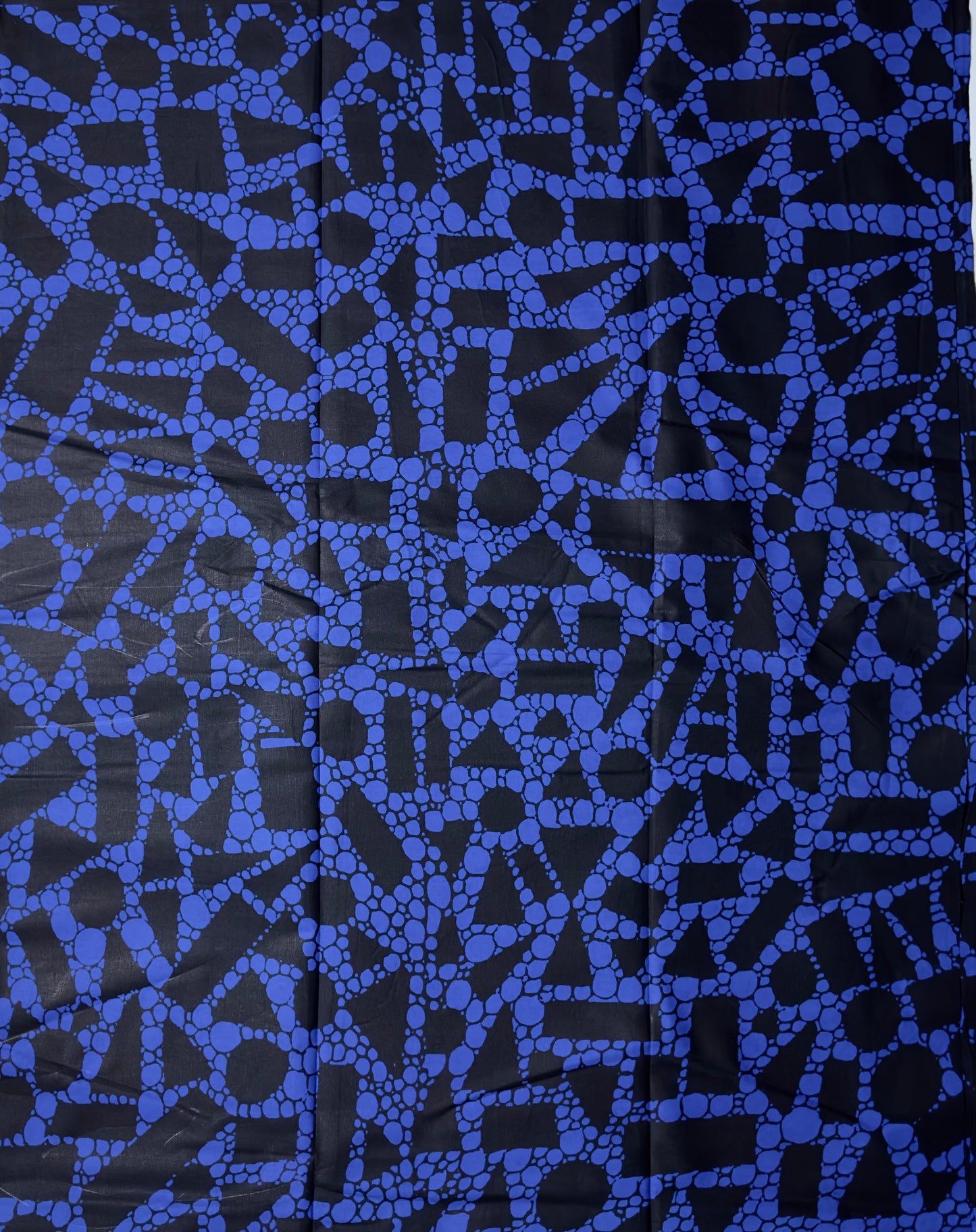 African Print Fabric, Ankara - Blue Fabric