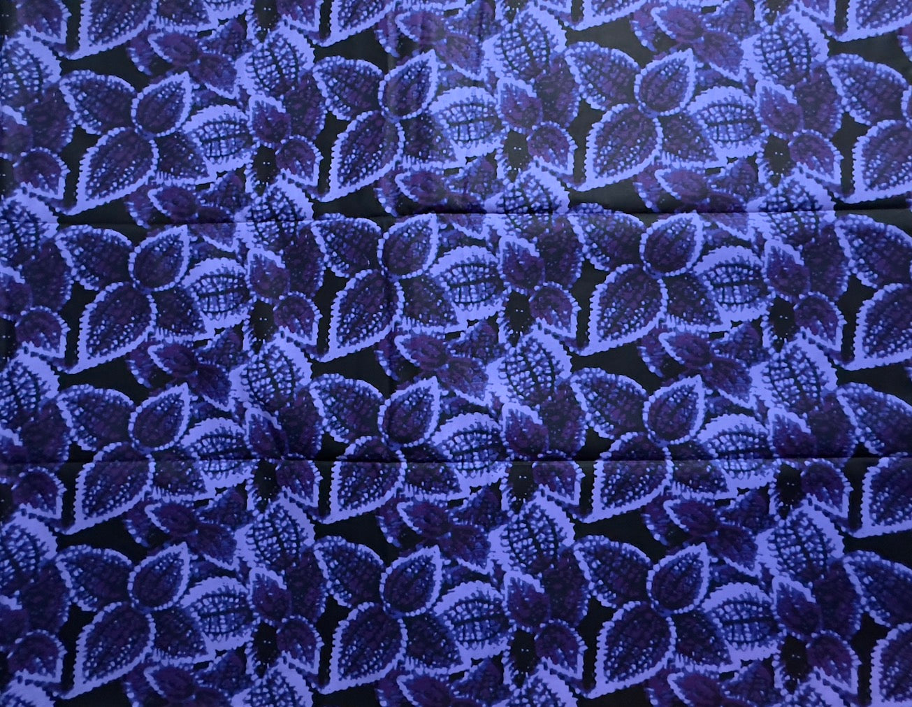 African Print Fabric, Ankara - Purple Fabric