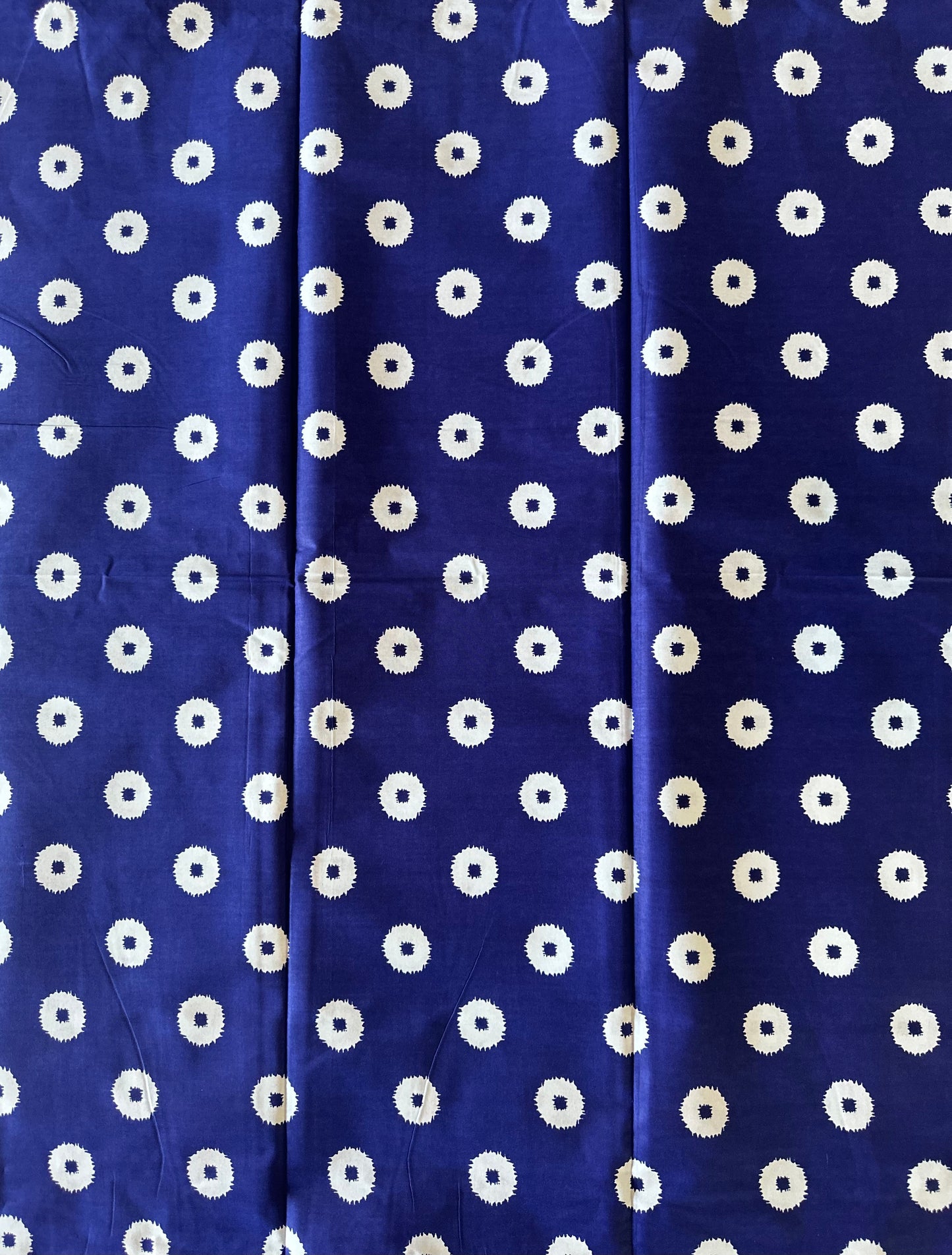 African Print Fabric, Ankara - Blue Fabric