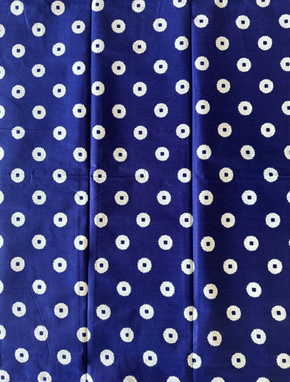 African Print Fabric, Ankara - Blue Fabric