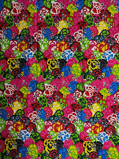 African Print Fabric, Pink Ankara Fabric