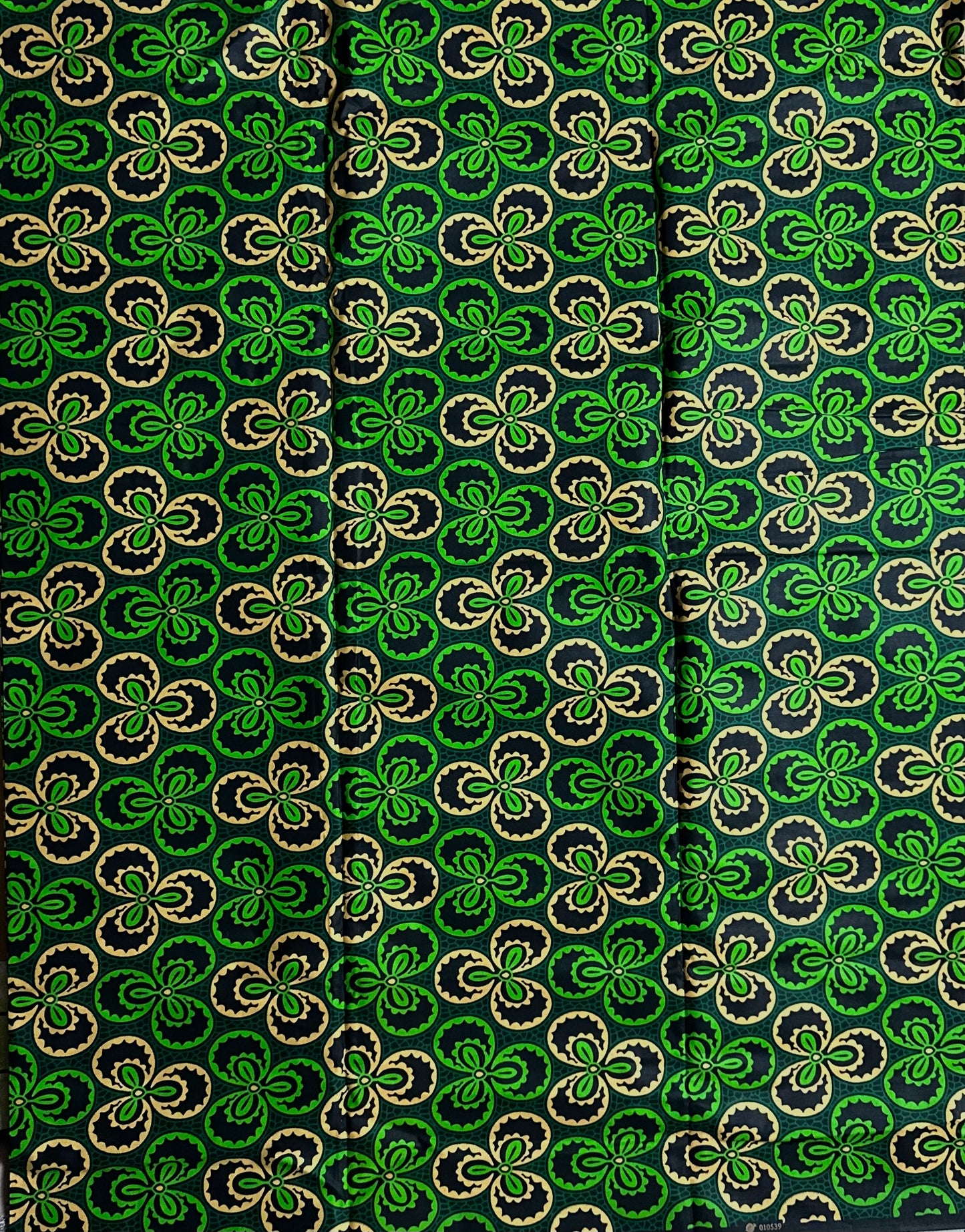 African Print Fabric, Ankara - Green Fabric