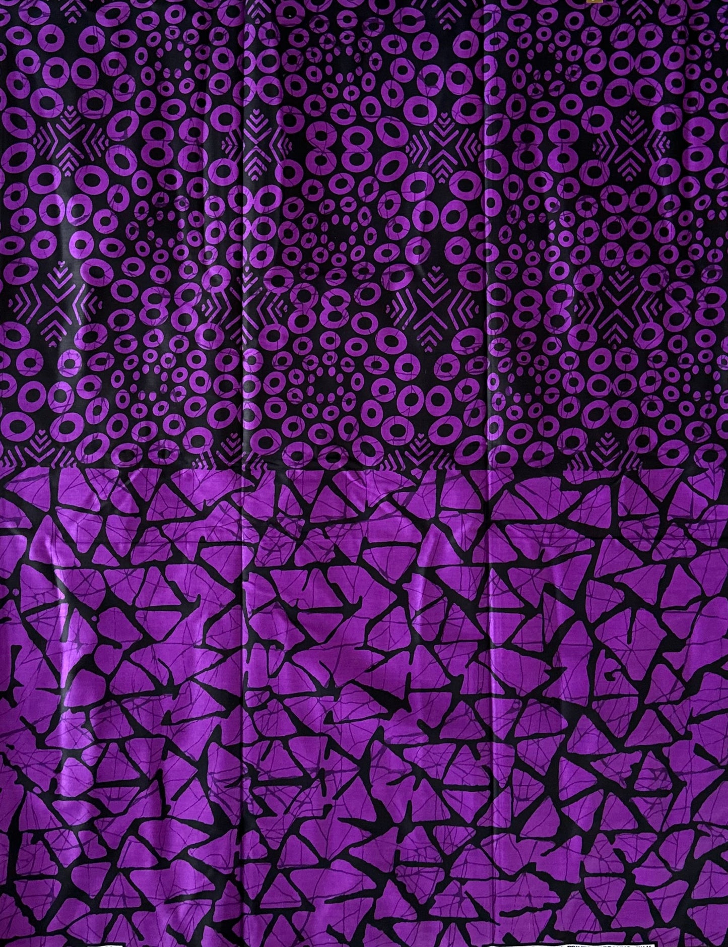 African Print Fabric, Ankara -Purple Fabric