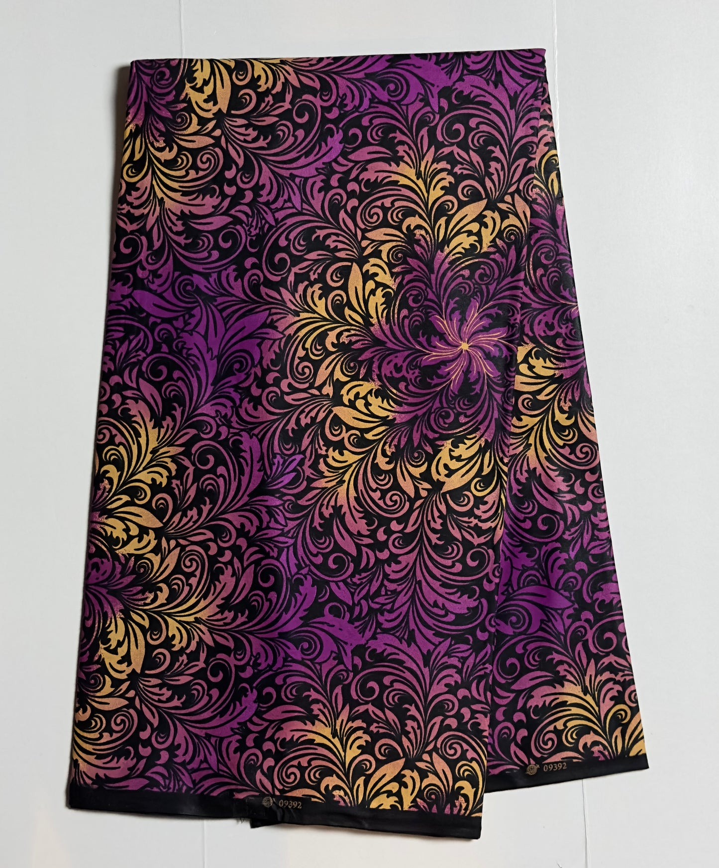 African Print Fabric, Ankara - Purple Fabric