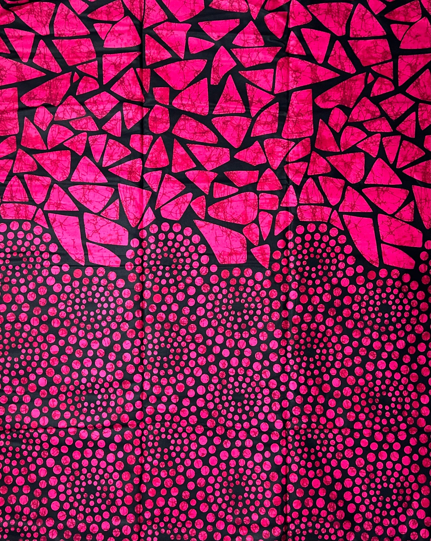 African Print Fabric, Ankara - Pink Fabric