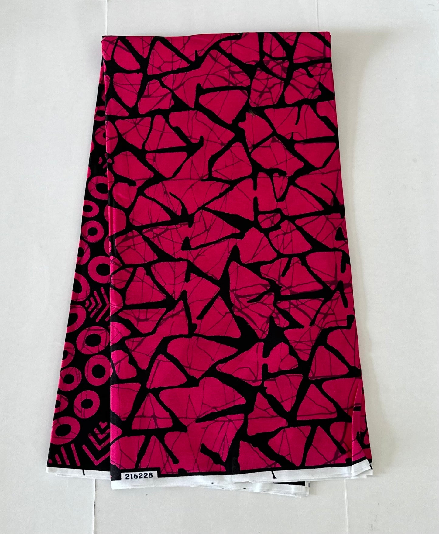 African Print Fabric, Ankara - Pink Fabric