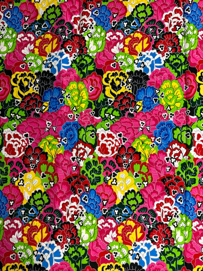 African Print Fabric, Pink Ankara Fabric