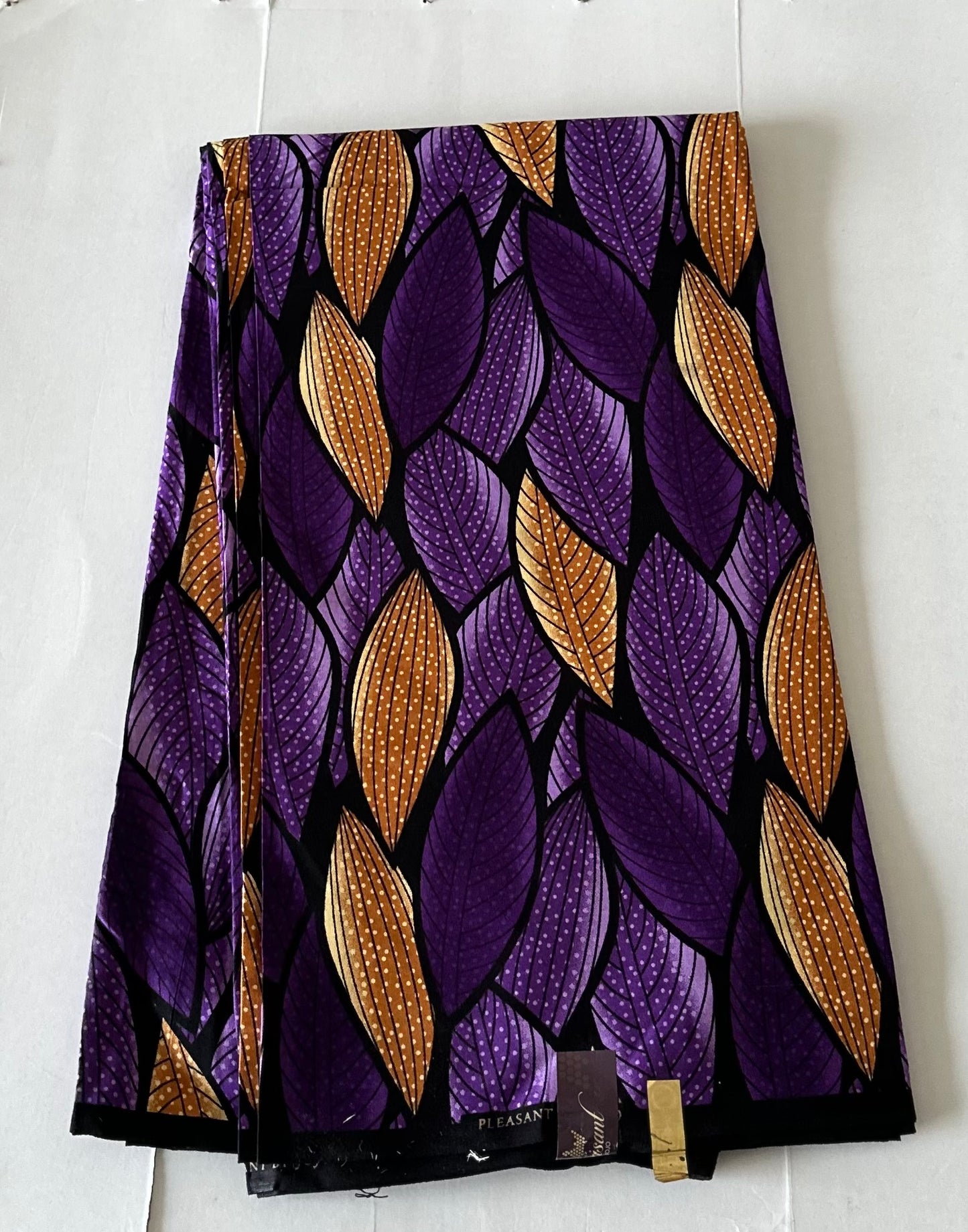 African Print Fabric, Ankara - Purple Fabric