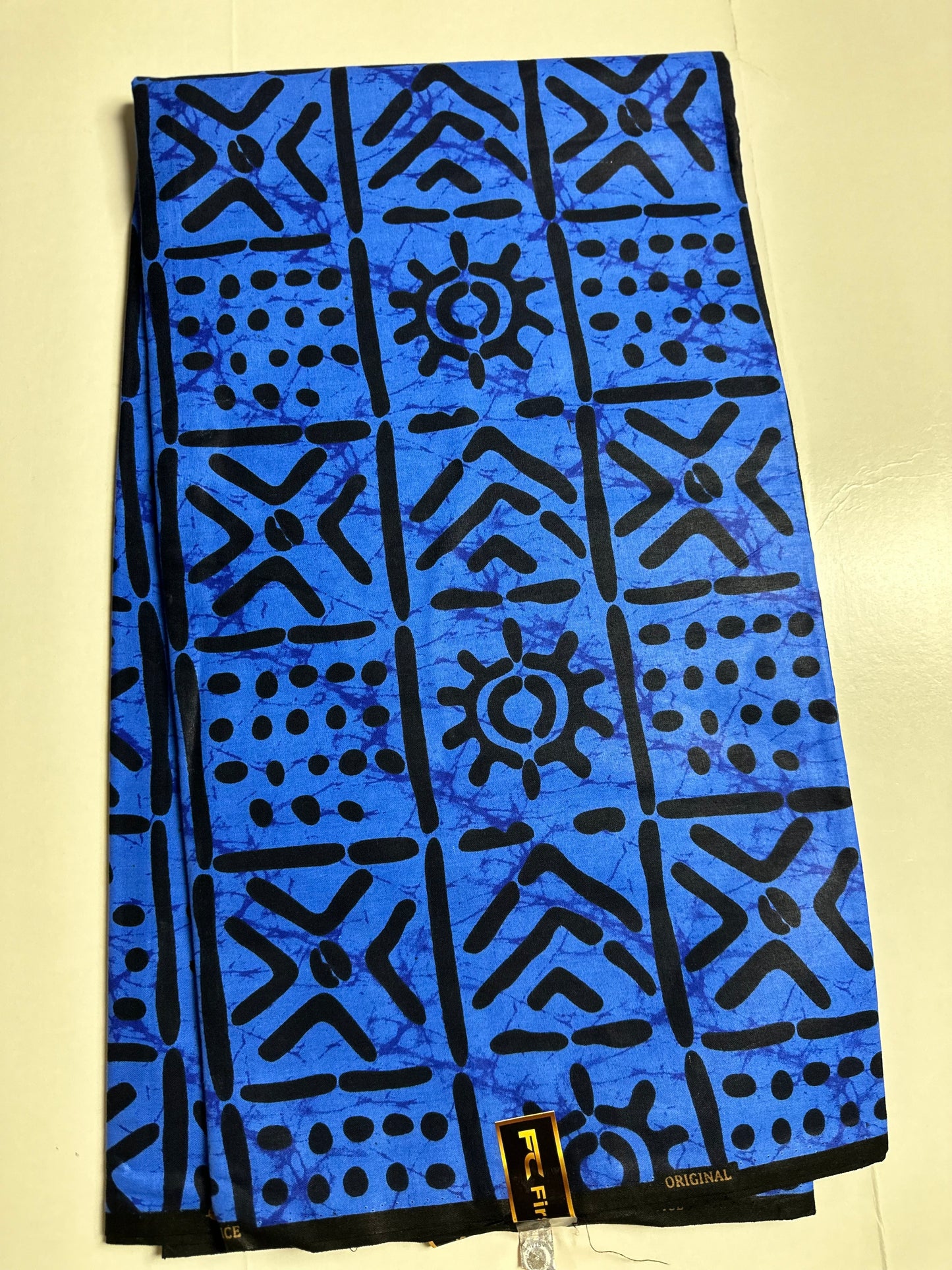African Print Fabric, Ankara -Blue Fabric