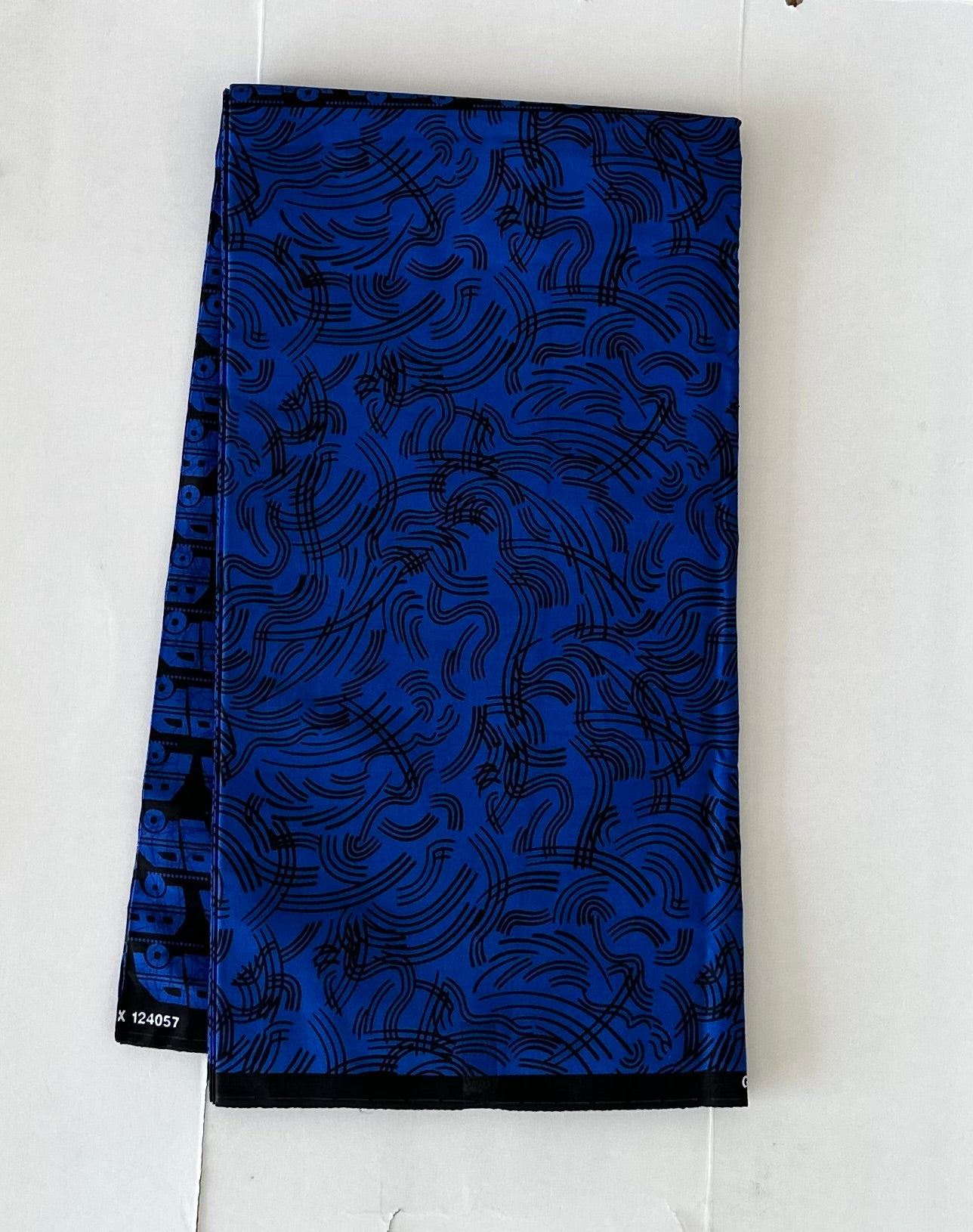 African Print Fabric, Ankara - Blue Fabric