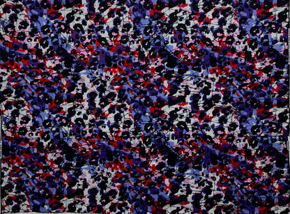African Print Fabric, Ankara - Purple, Red, Fabric