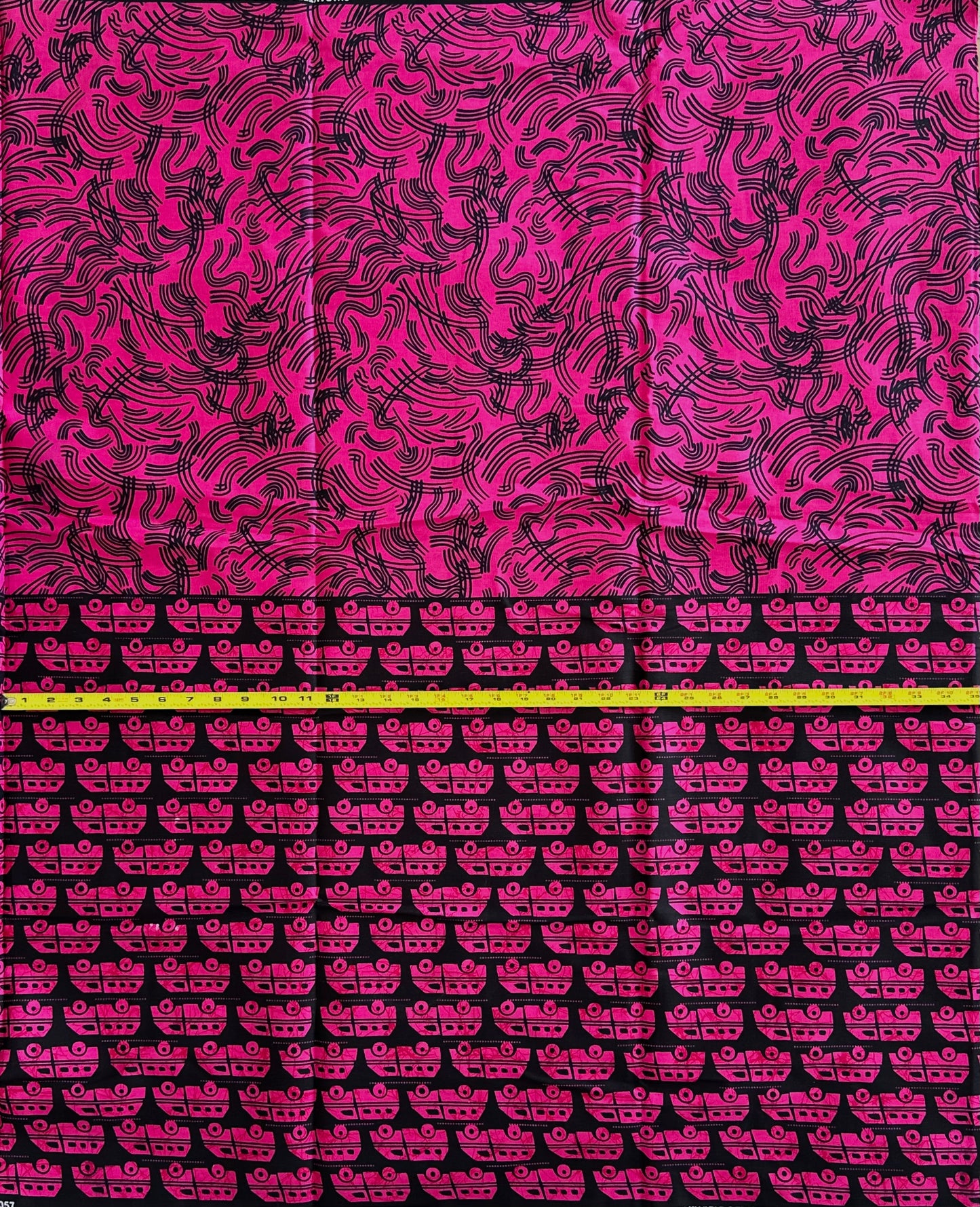 African Print Fabric, Ankara - Pink Fabric