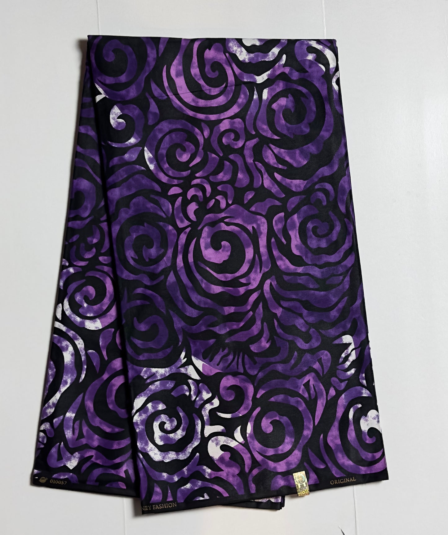 African Print Fabric, Ankara - Purple Fabric