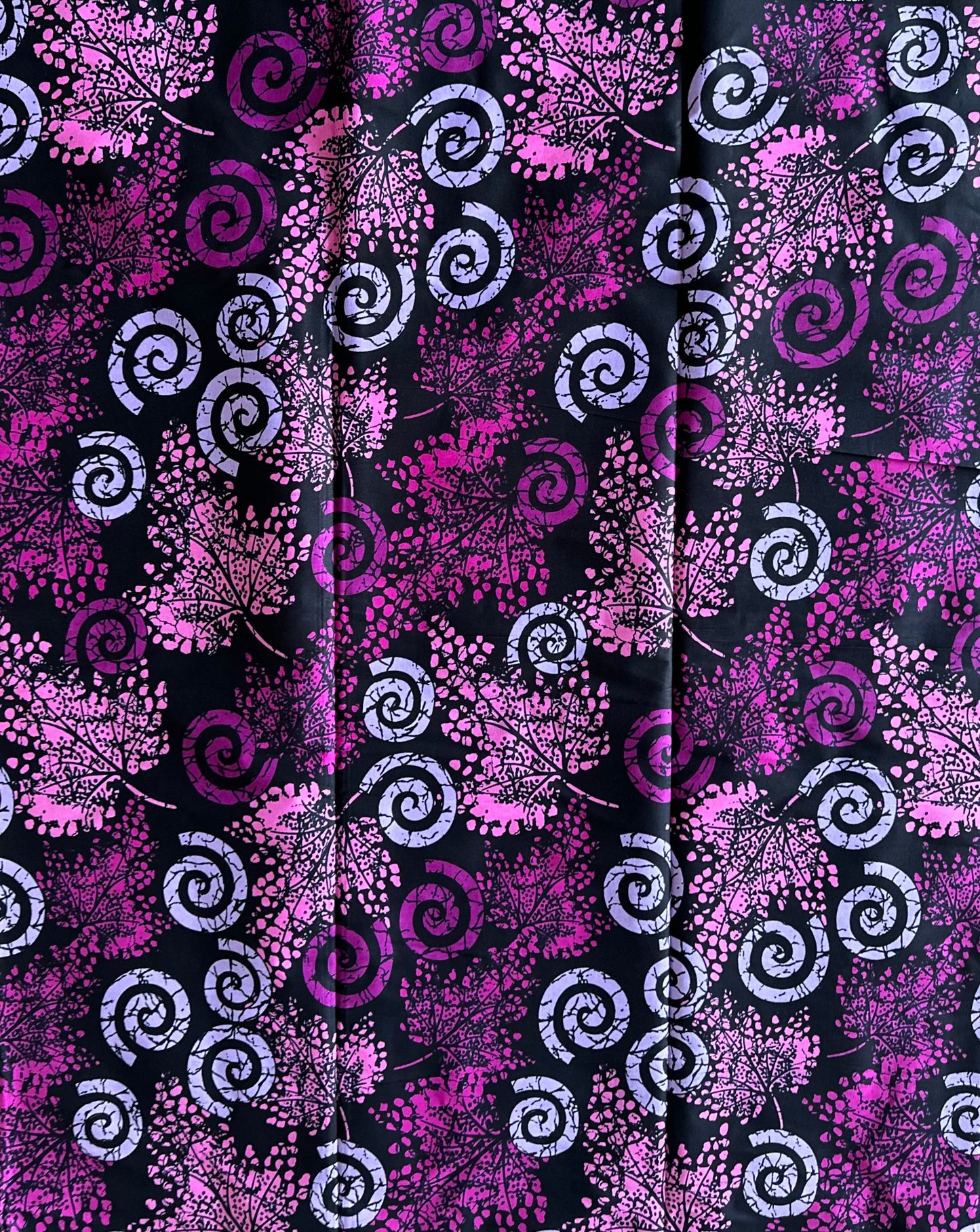 African Print Fabric, Ankara - Purple Fabric