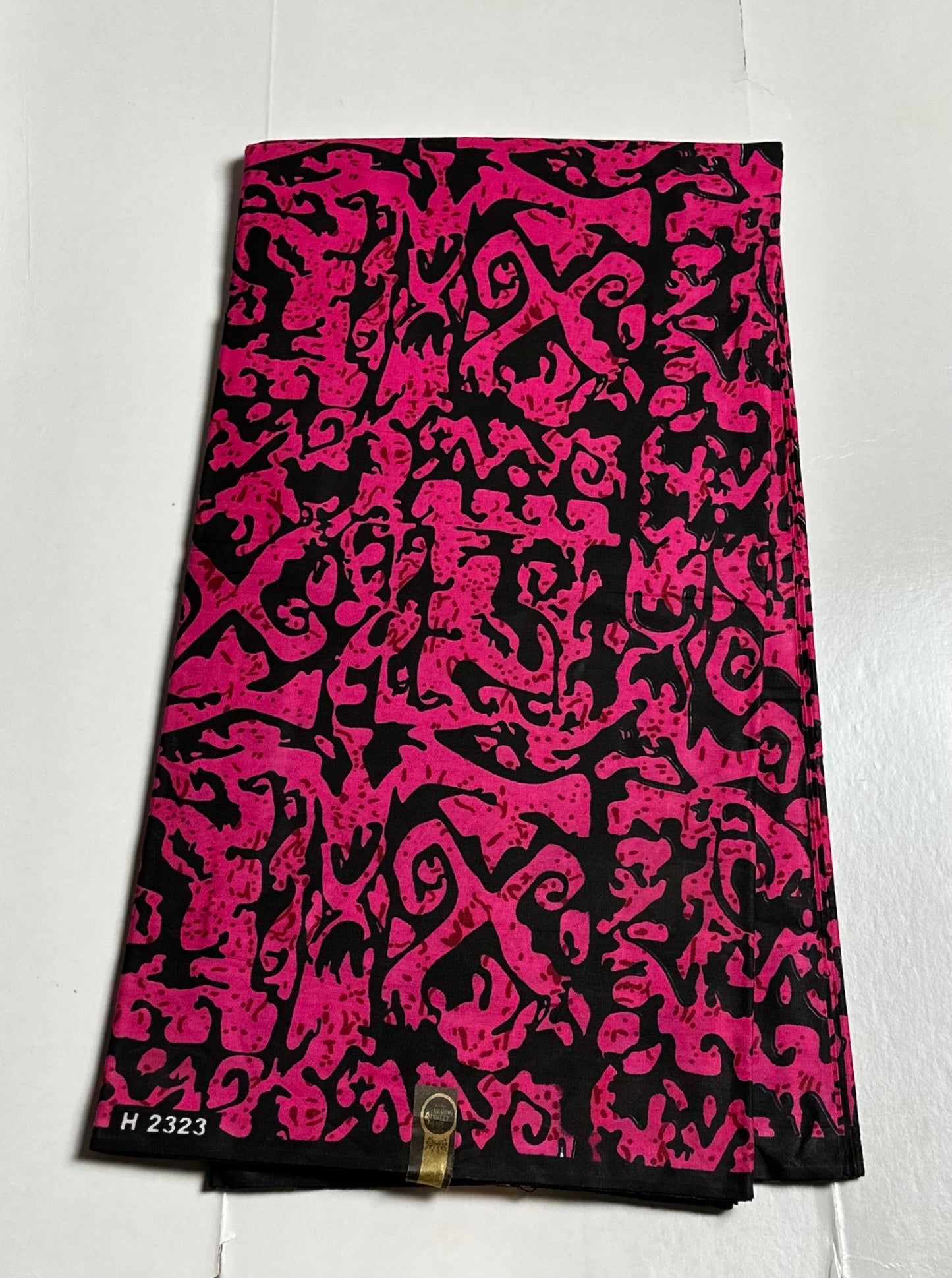 African Print Fabric, Ankara - Pink Fabric