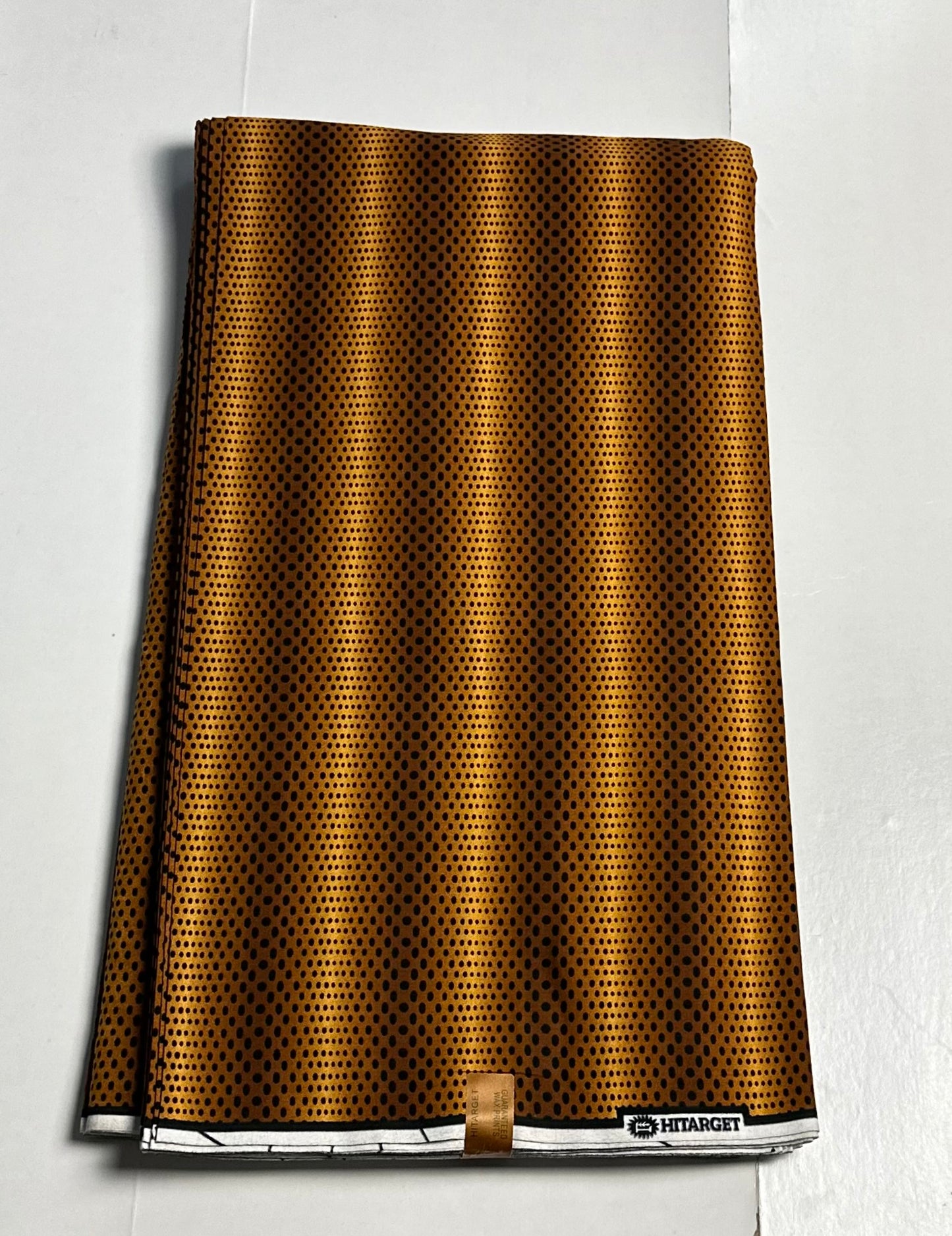 African Print Fabric, Ankara - Brown Fabric