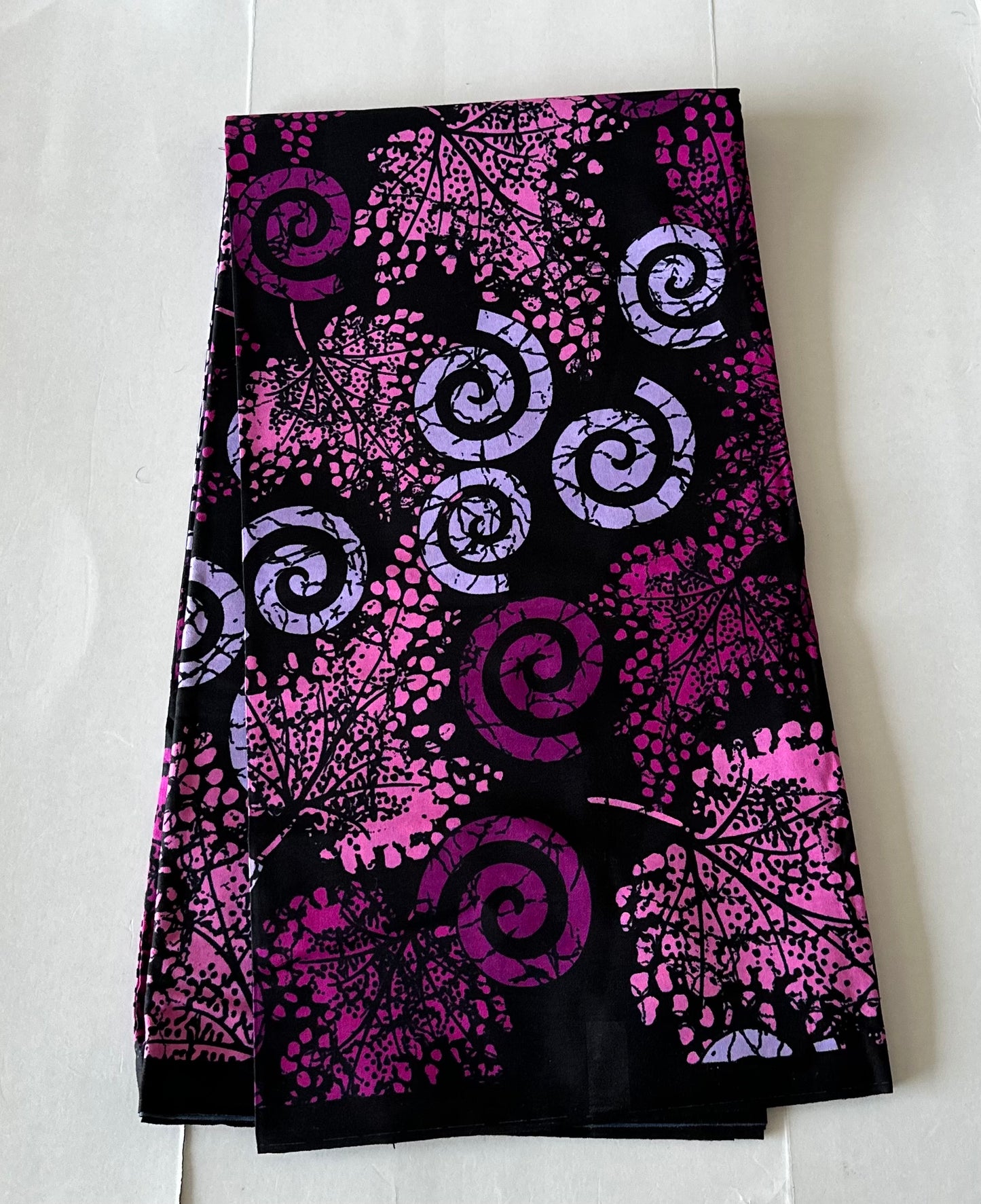 African Print Fabric, Ankara - Purple Fabric