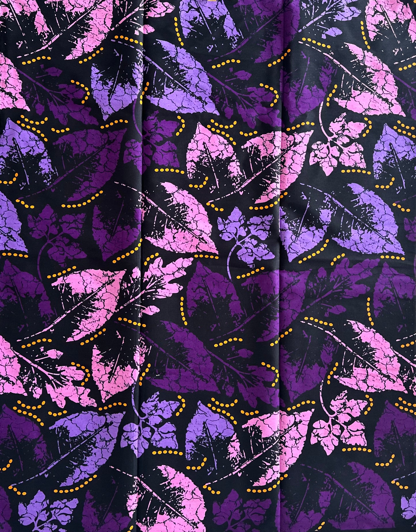 African Print Fabric, Ankara - Purple Fabric