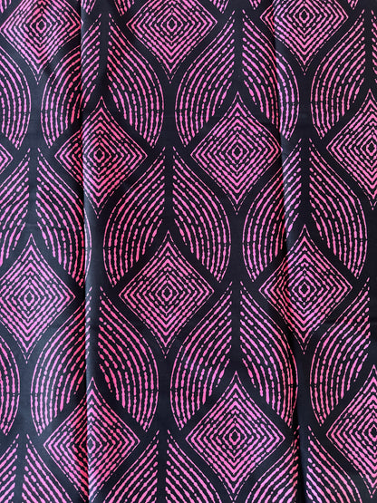 African Print Fabric, Ankara - Purple Fabric