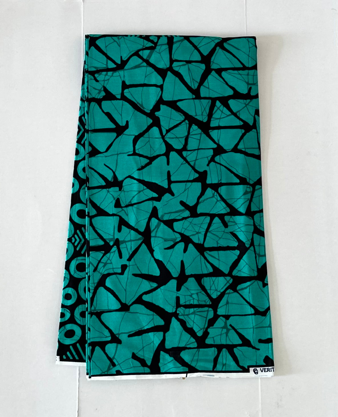 African Print Fabric, Ankara -Teal Fabric