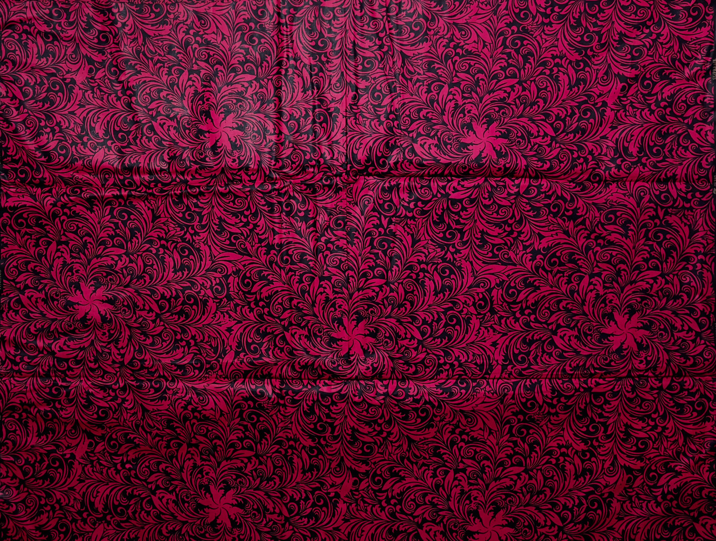 African Print Fabric, Ankara - Pink, Red Fabric