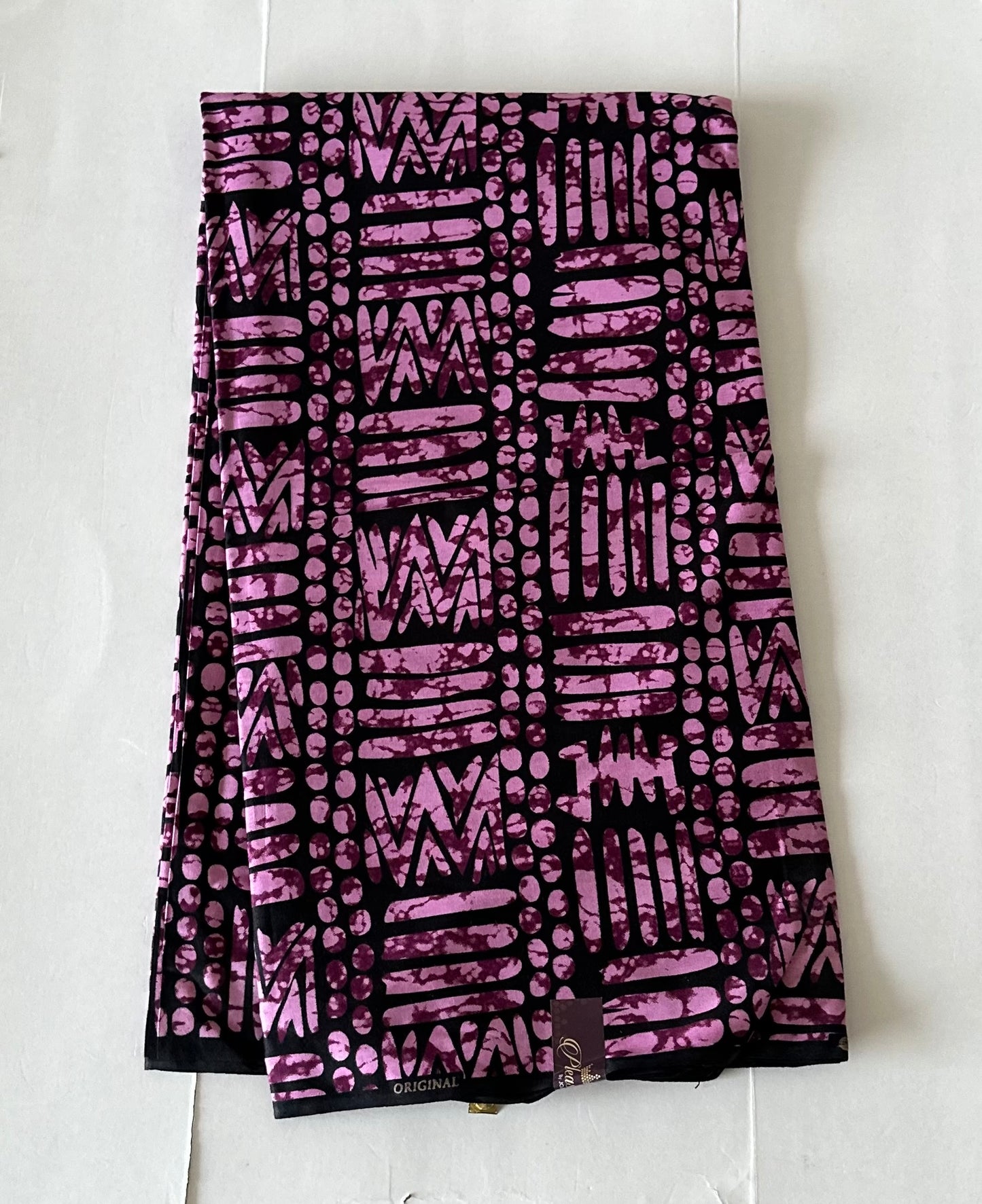 African Print Fabric, Ankara - Purple Fabric