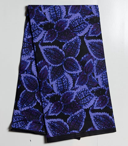 African Print Fabric, Ankara - Purple Fabric