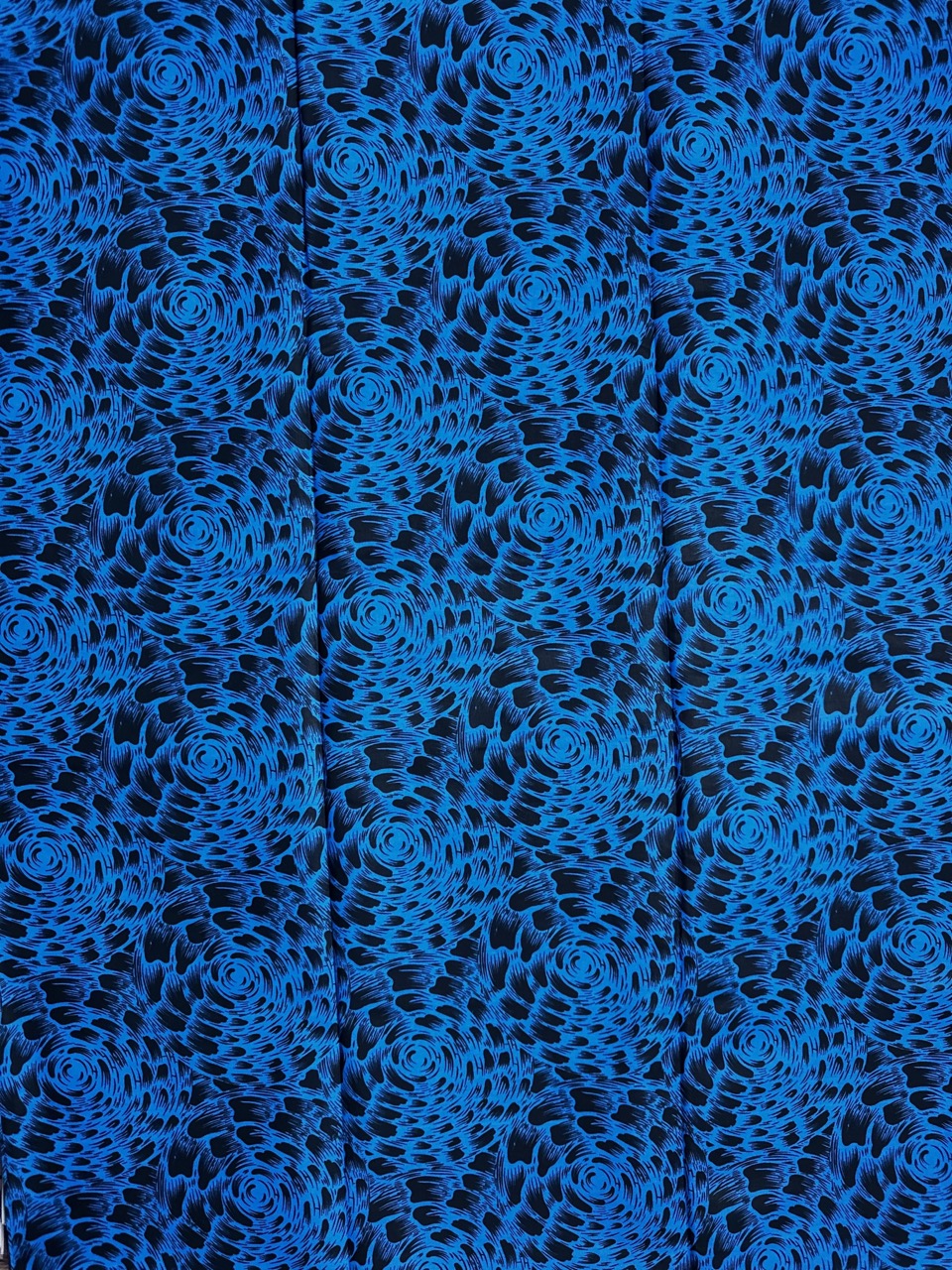 African Print Fabric, Ankara - Blue Fabric