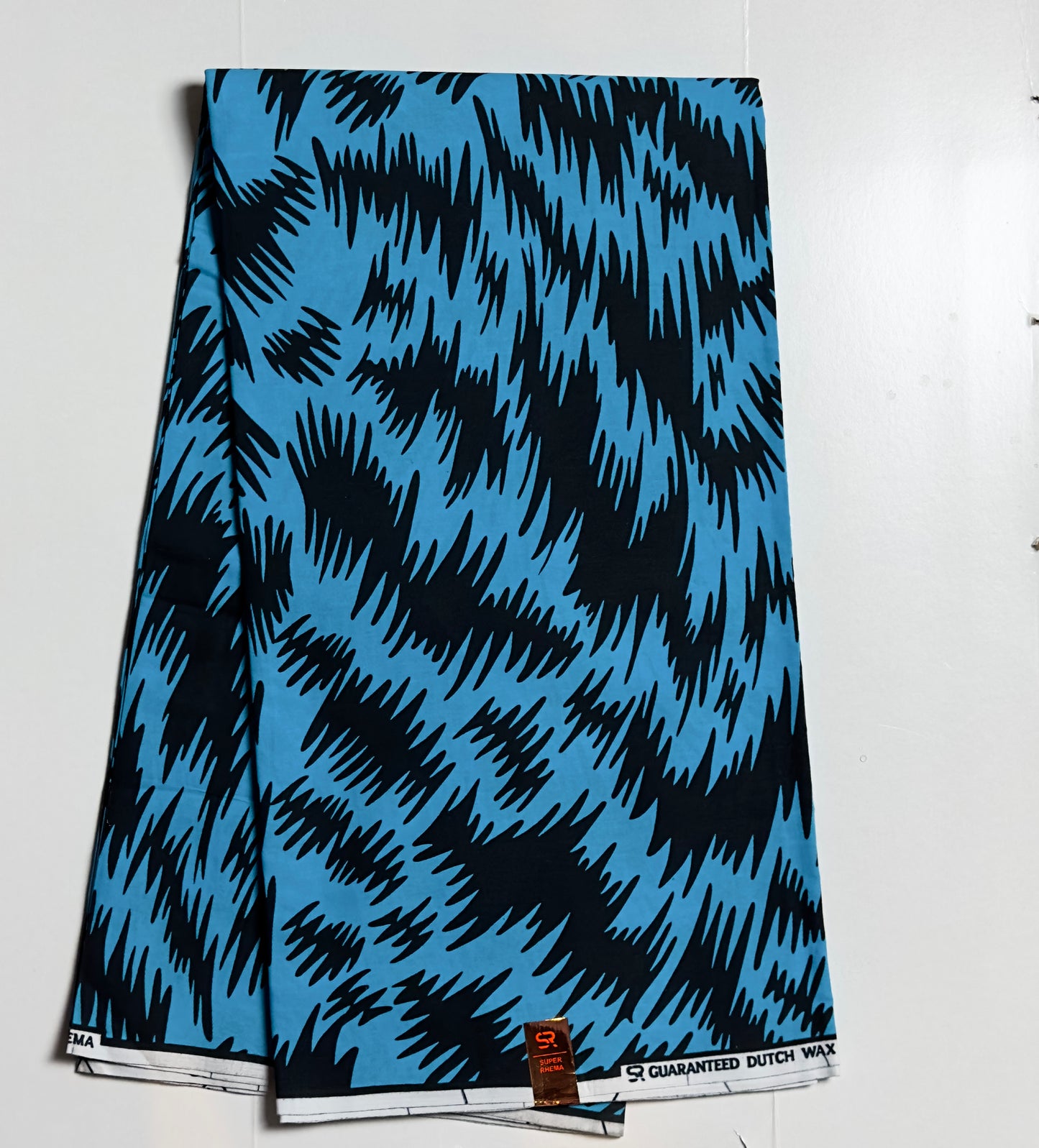 African Print Fabric, Ankara - Blue Fabric