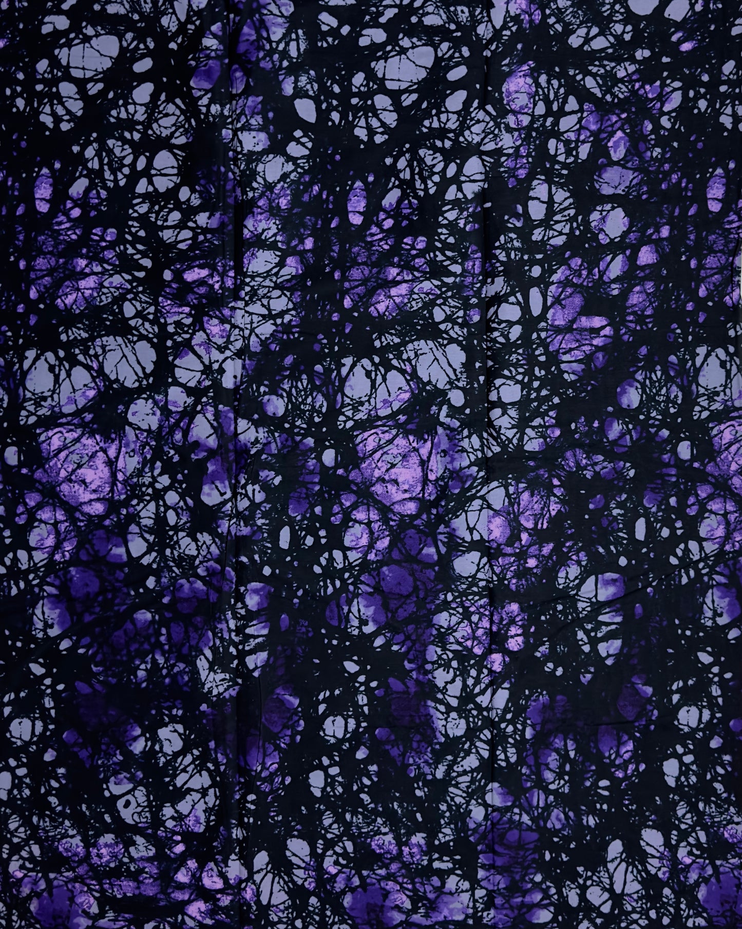 African Print Fabric, Ankara -Purple, Grey, Black Fabric