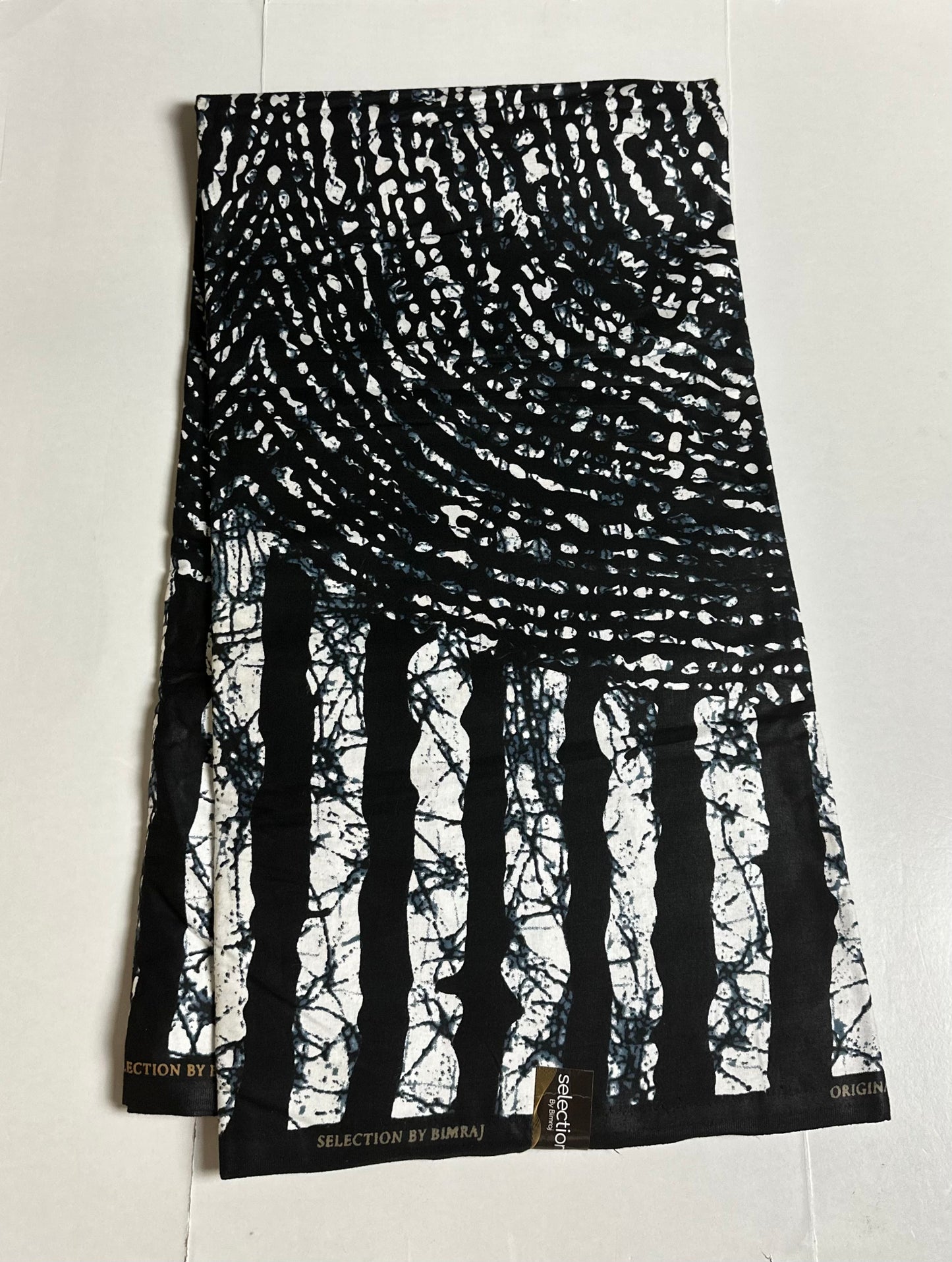 African Print Fabric, Ankara - Monochrome Fabric