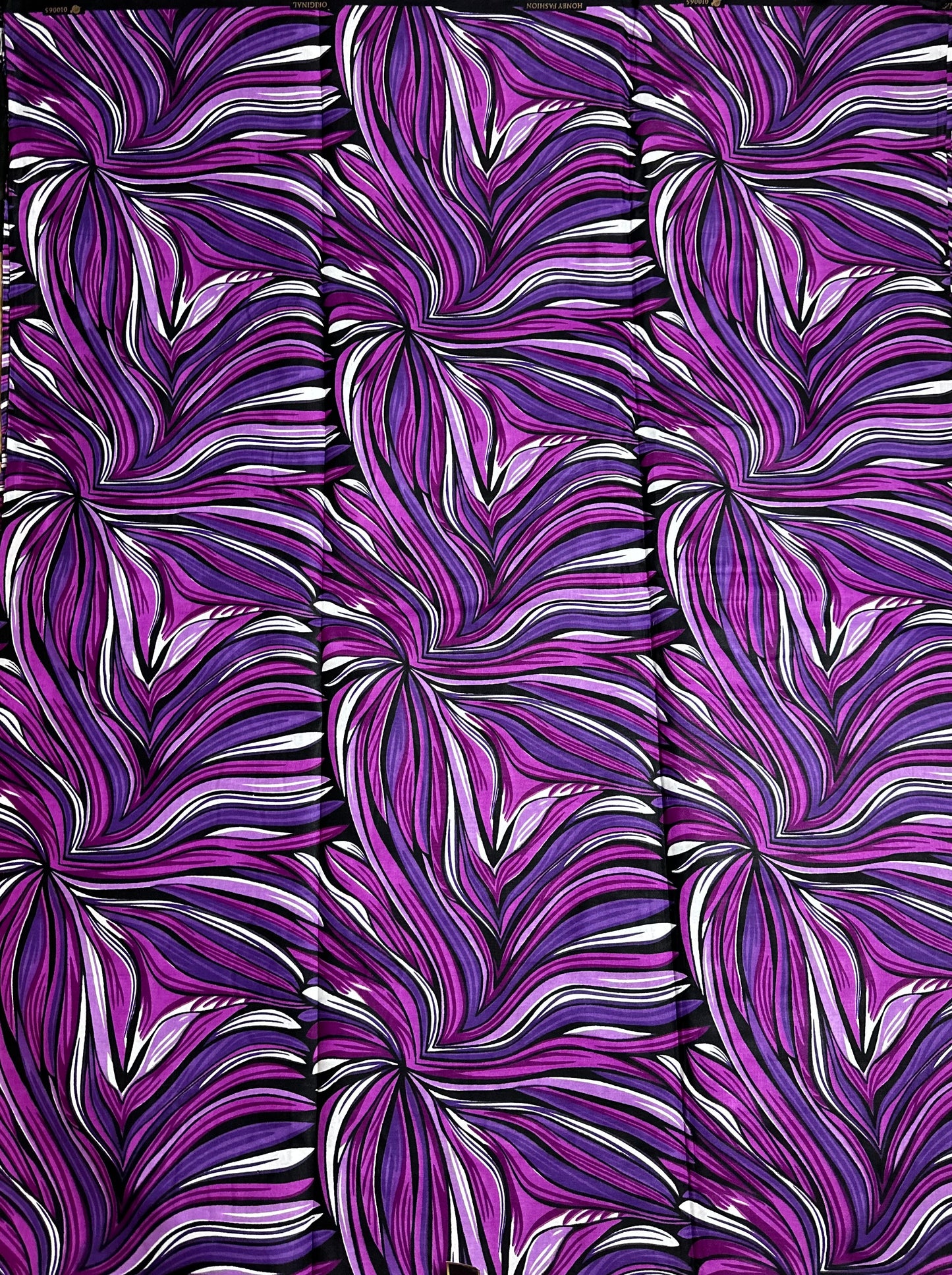 African Print Fabric, Ankara - Purple Fabric