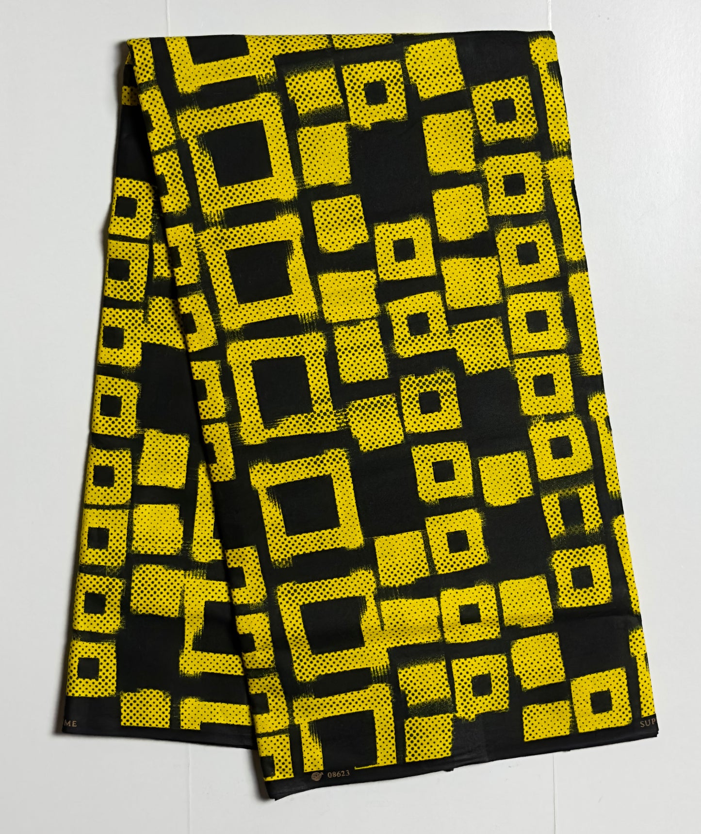 African Print Fabric, Ankara -Yellow Fabric