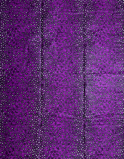 African Print Fabric, Ankara - Purple Fabric