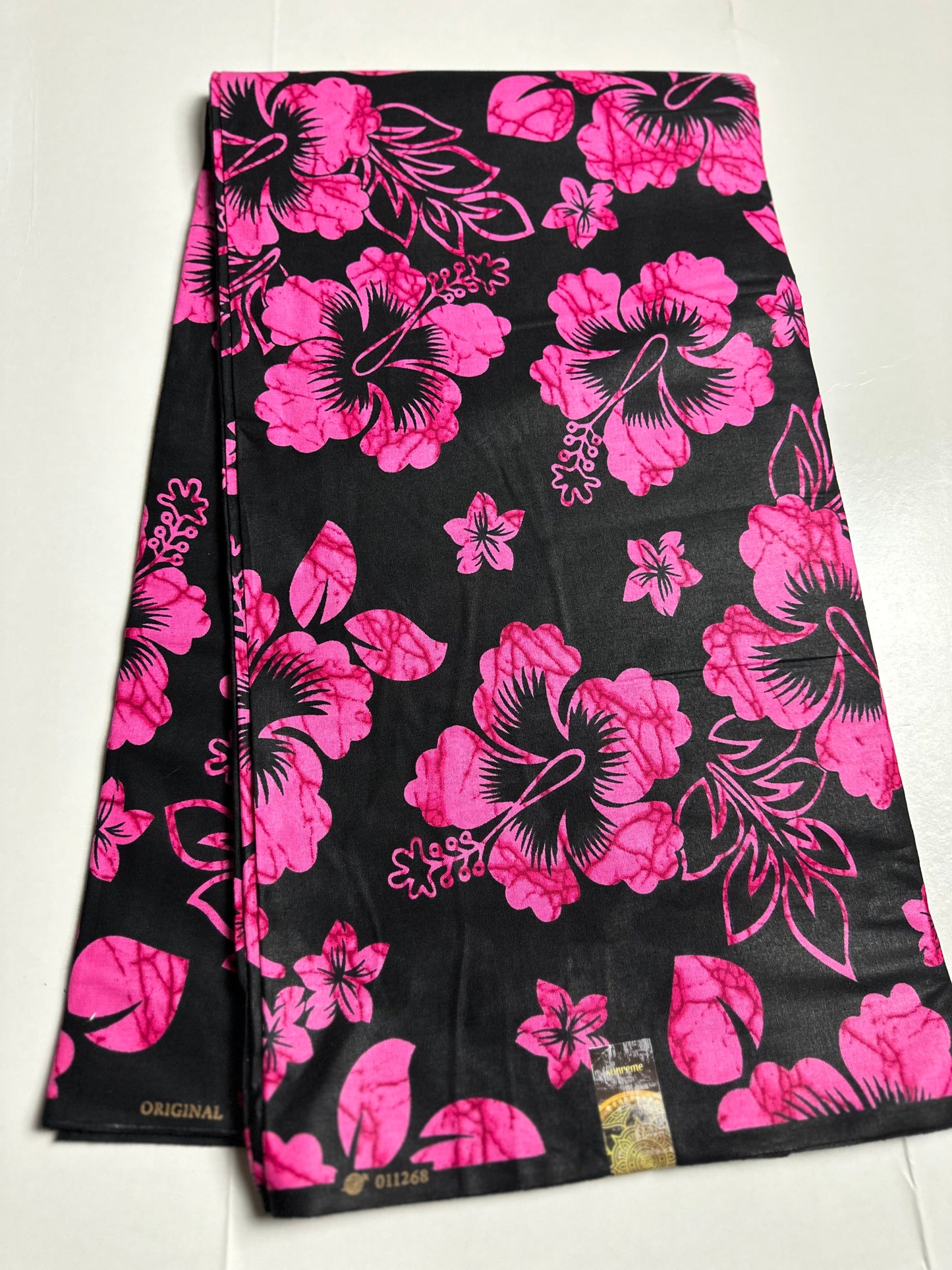 African Print Fabric, Ankara - Pink Fabric
