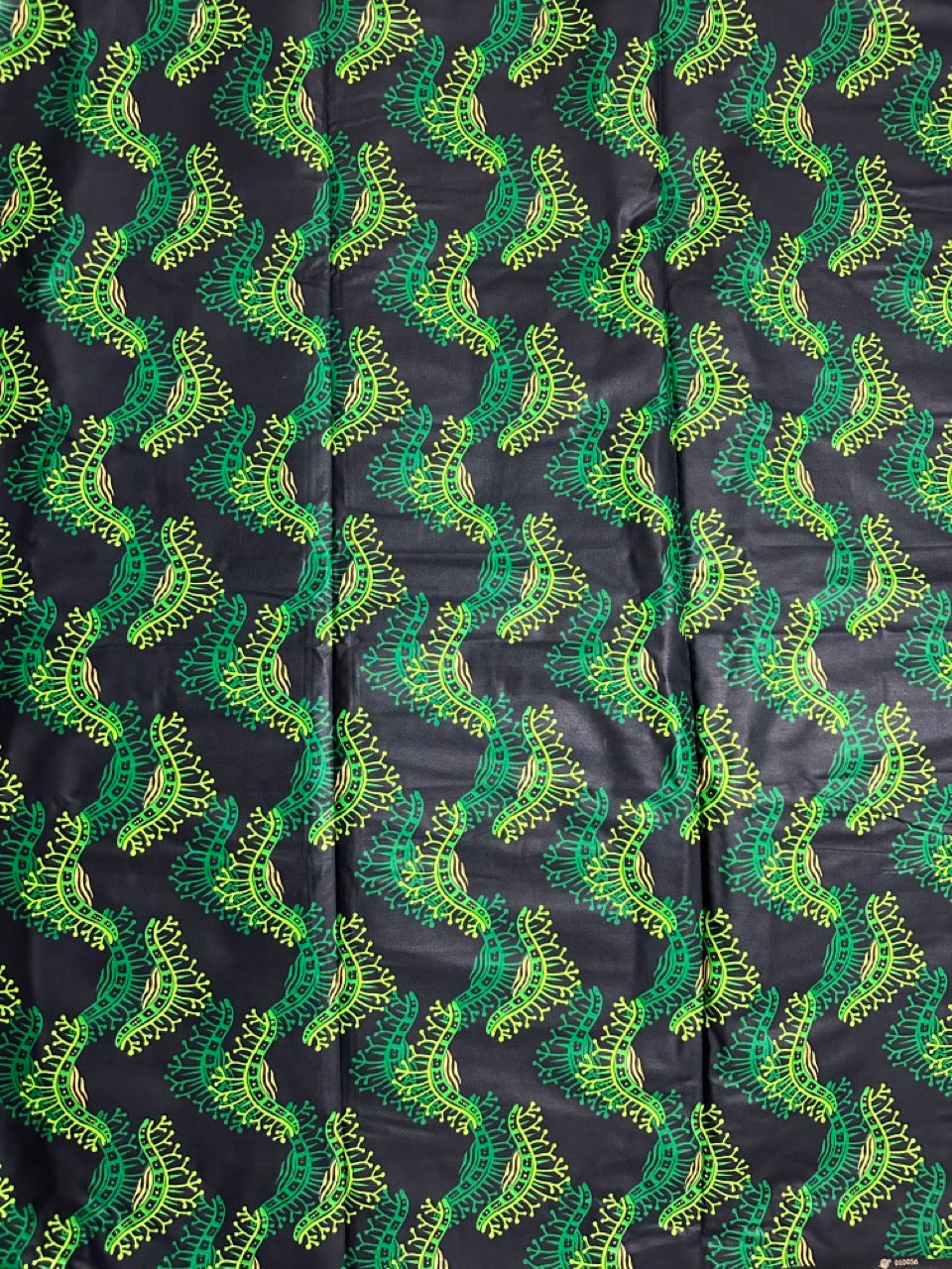 African Print Fabric, Ankara - Green Fabric