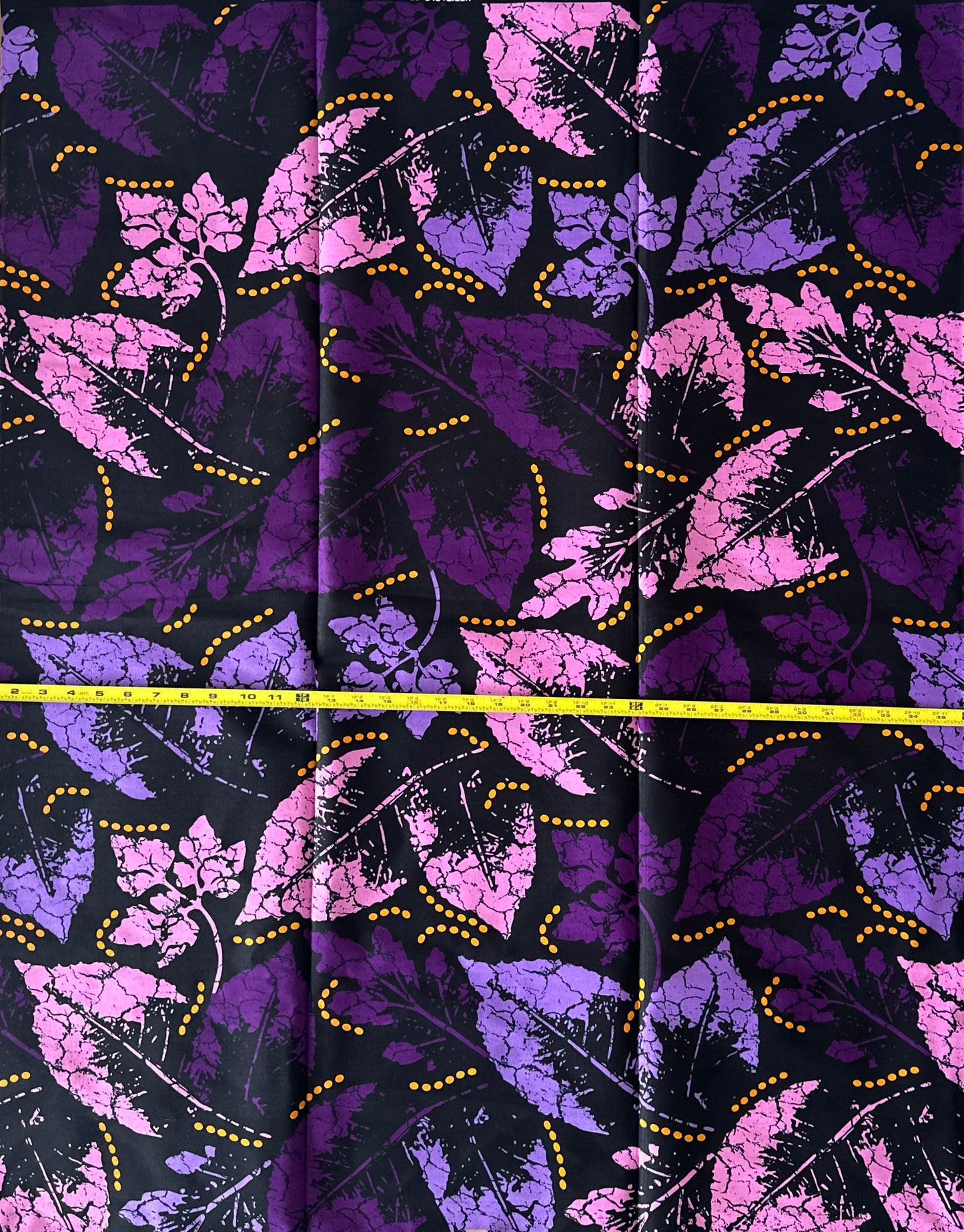 African Print Fabric, Ankara - Purple Fabric