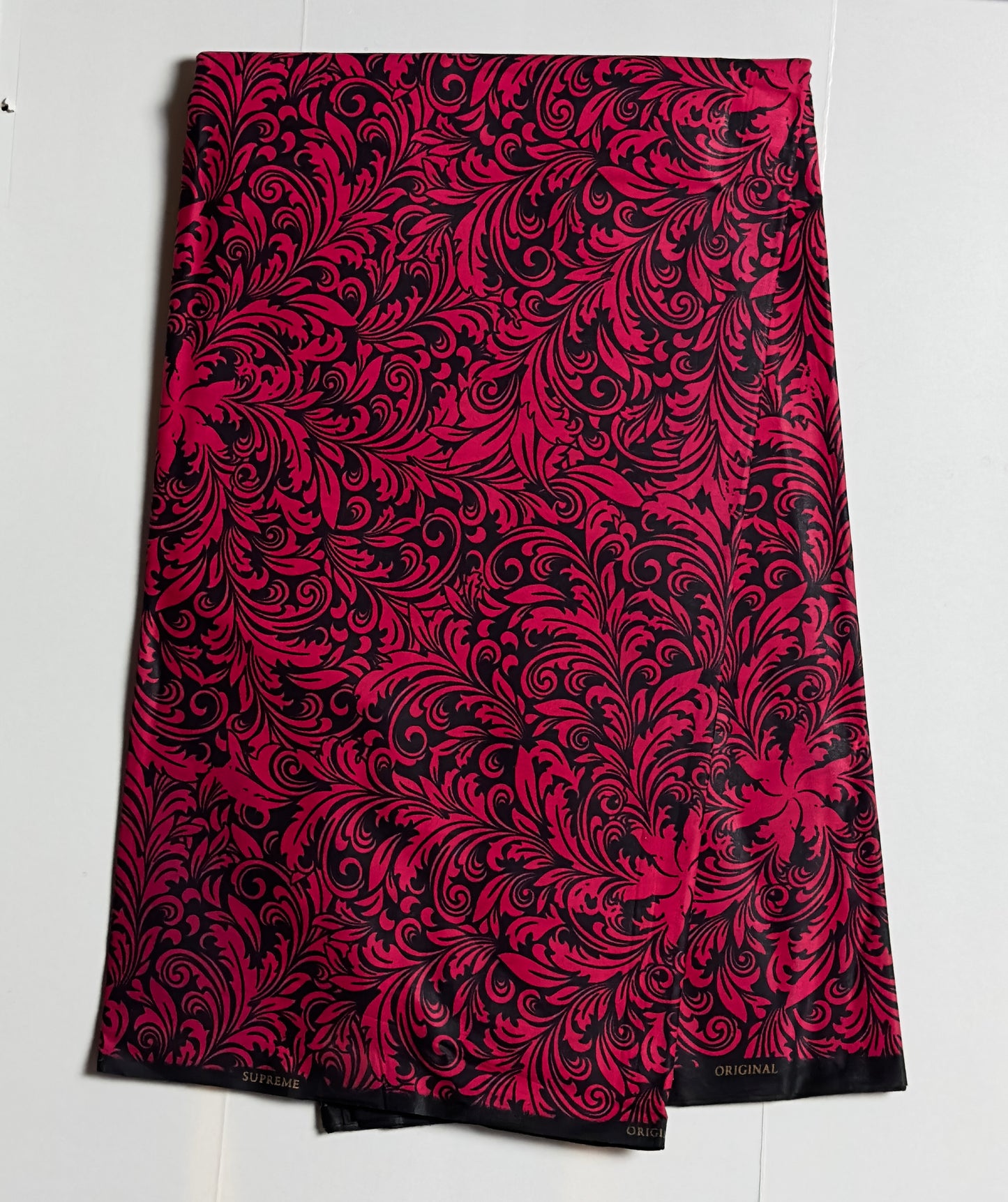 African Print Fabric, Ankara - Pink, Red Fabric