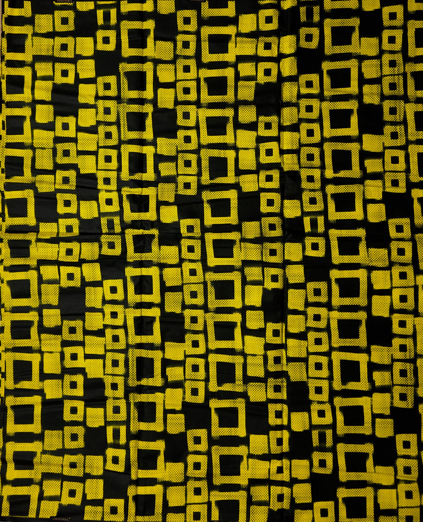 African Print Fabric, Ankara -Yellow Fabric